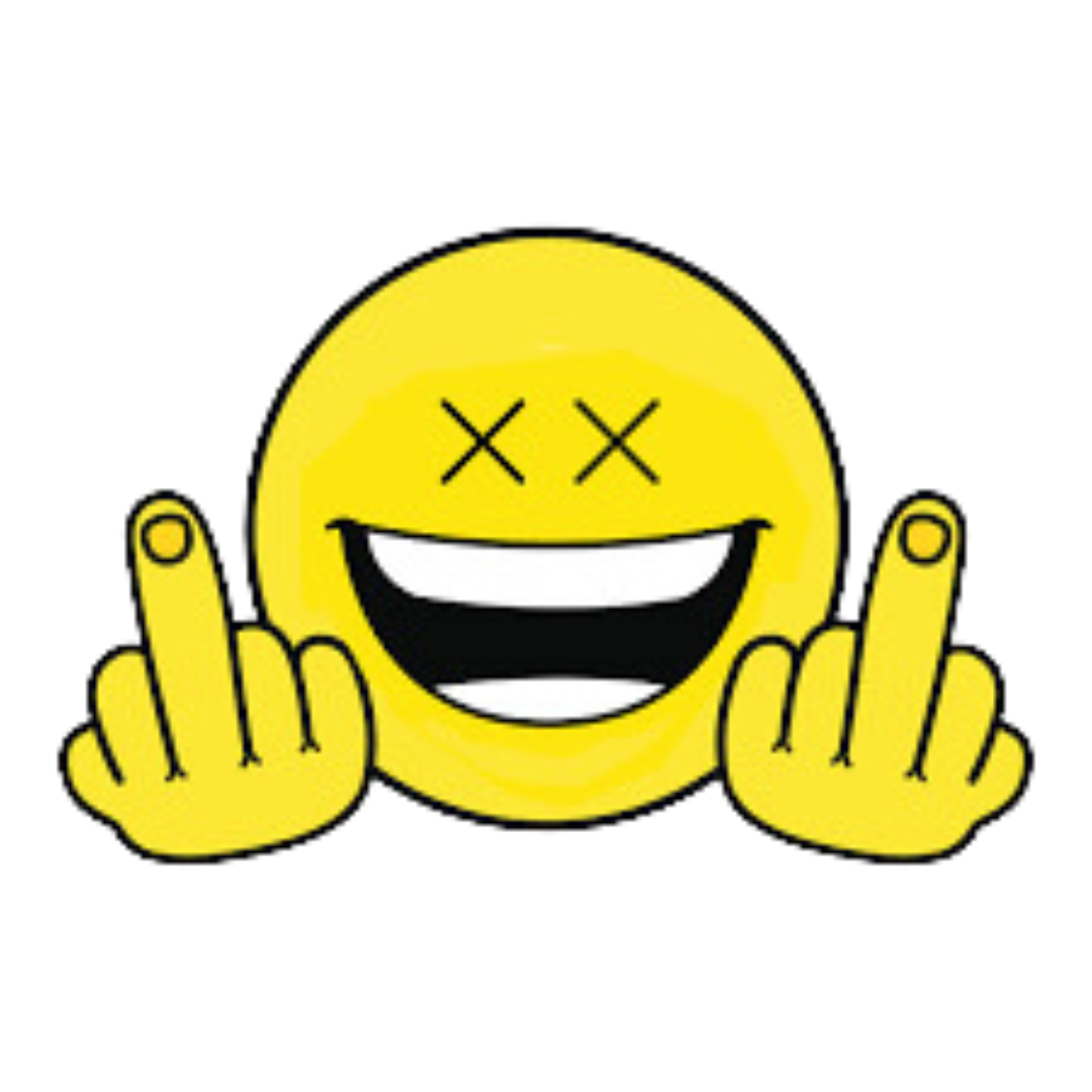 Emoji Middle Finger QR Code Hoodie