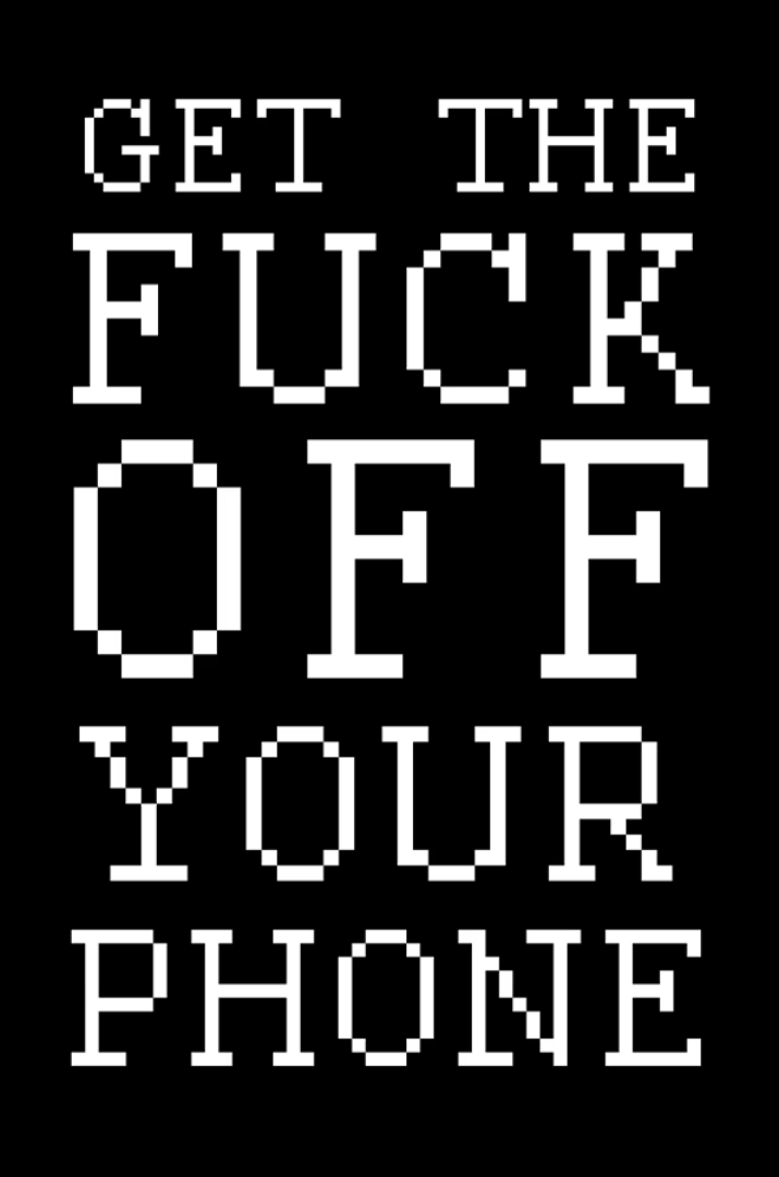 GTFO Your Phone QR Code T-Shirt