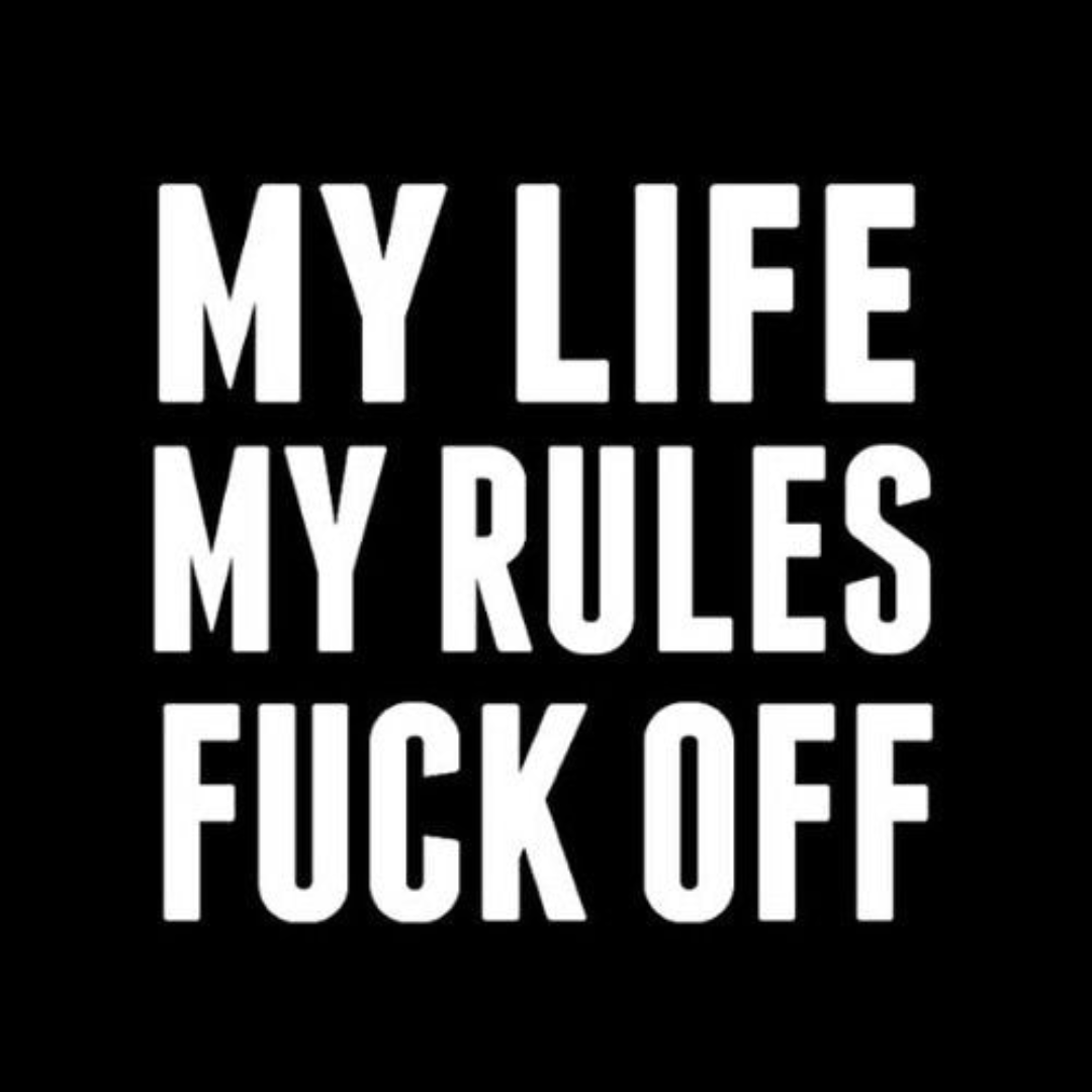 My Life My Rules QR Code T-Shirt