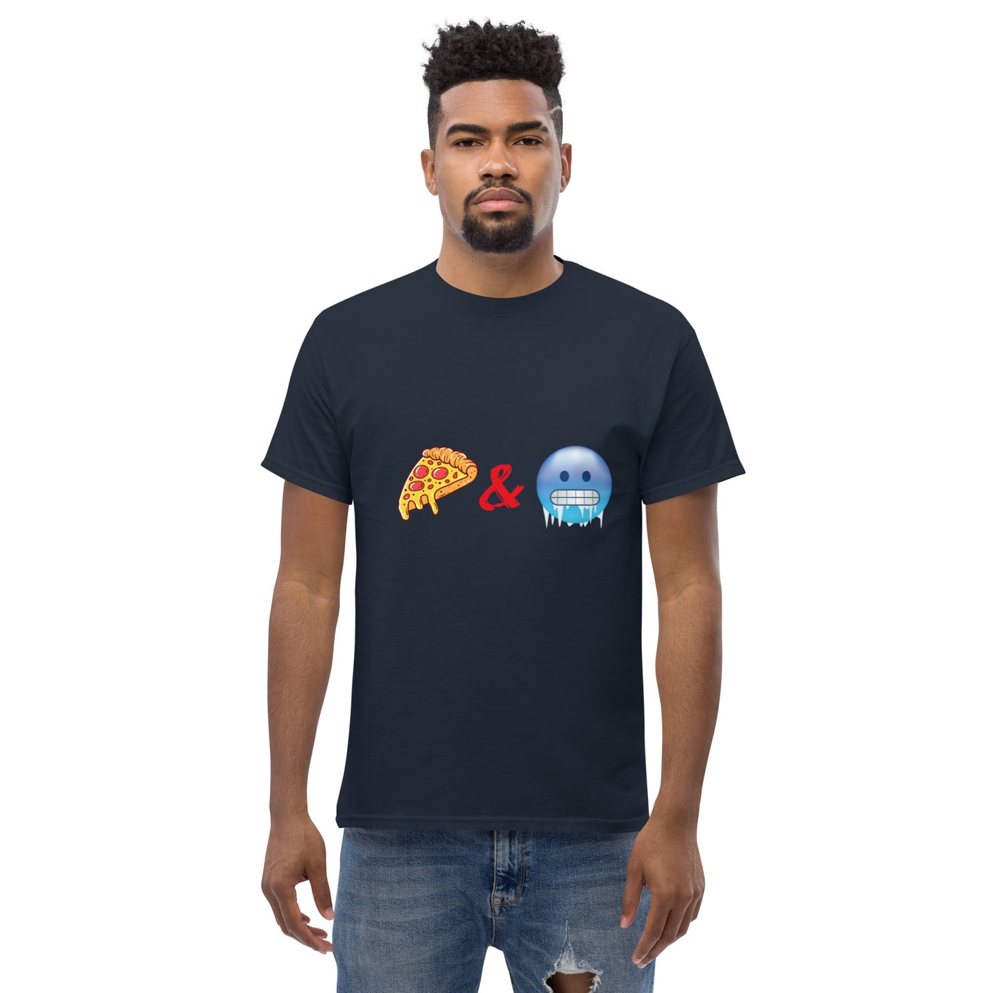 Pizza & Chill Emoji T-Shirt