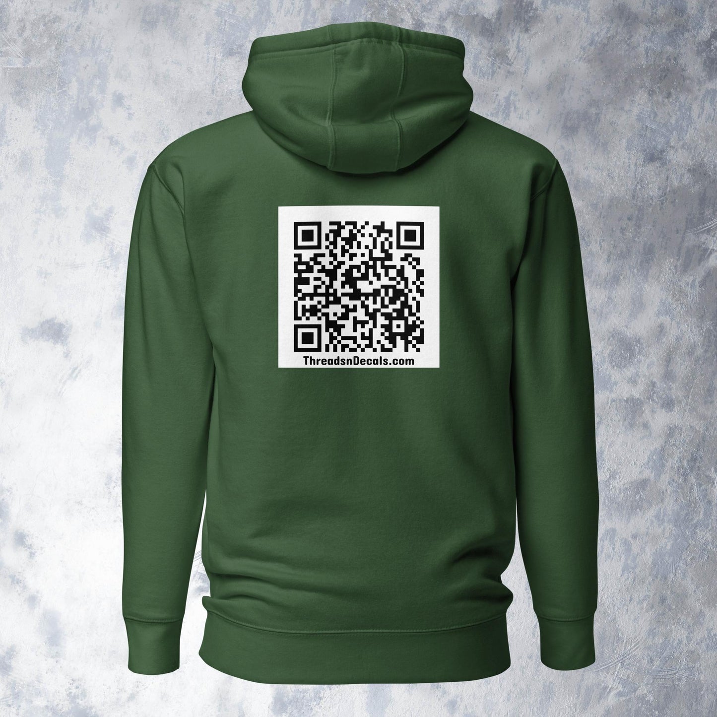 GTFO Your Phone QR Code Hoodie
