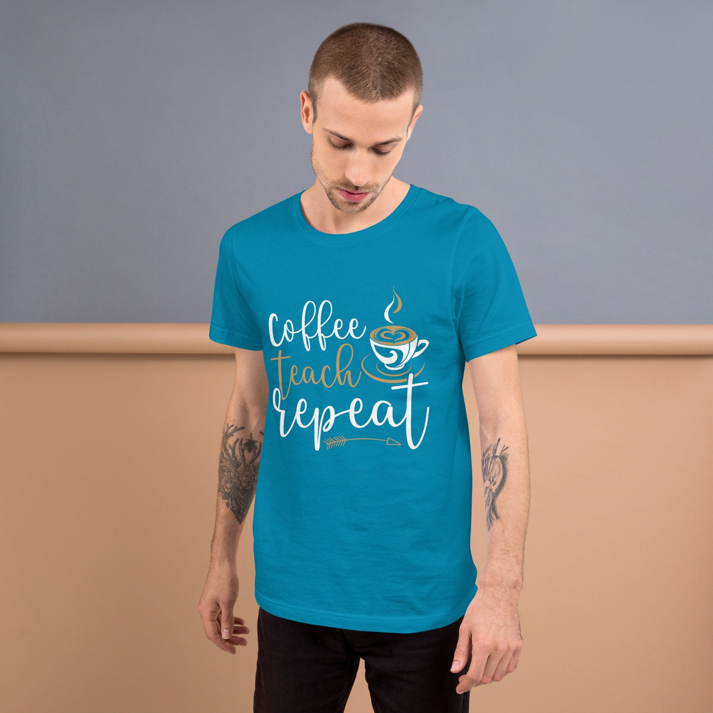 Coffee, Teach, Repeat T-Shirt