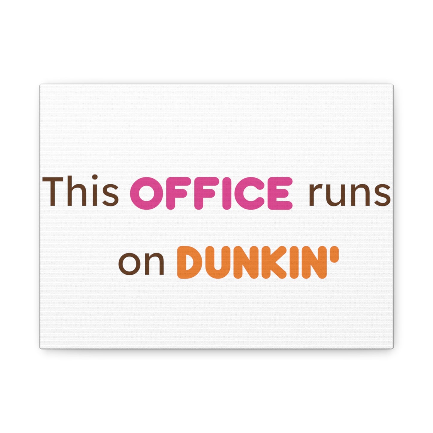 Run on Dunkin Wall Art