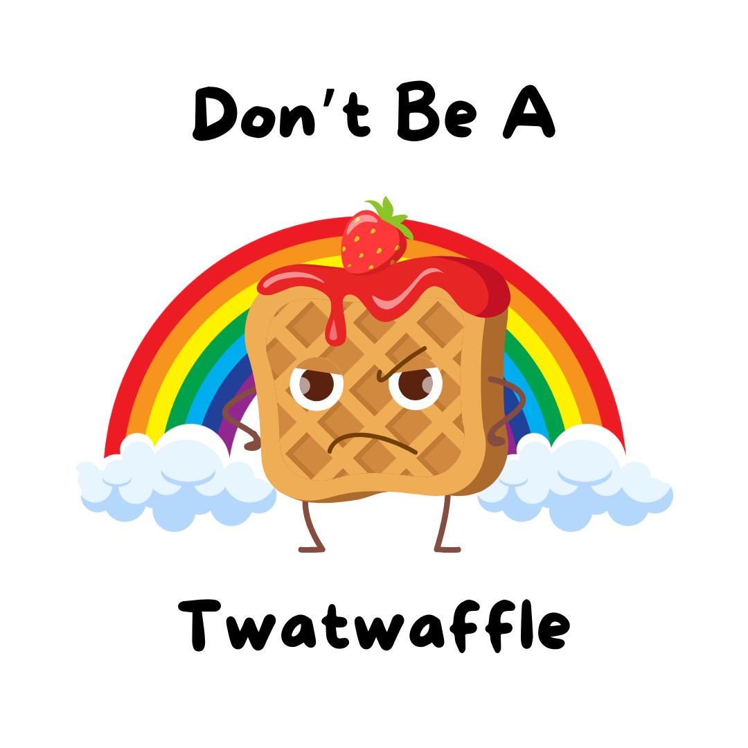 Twatwaffle QR Code T-Shirt