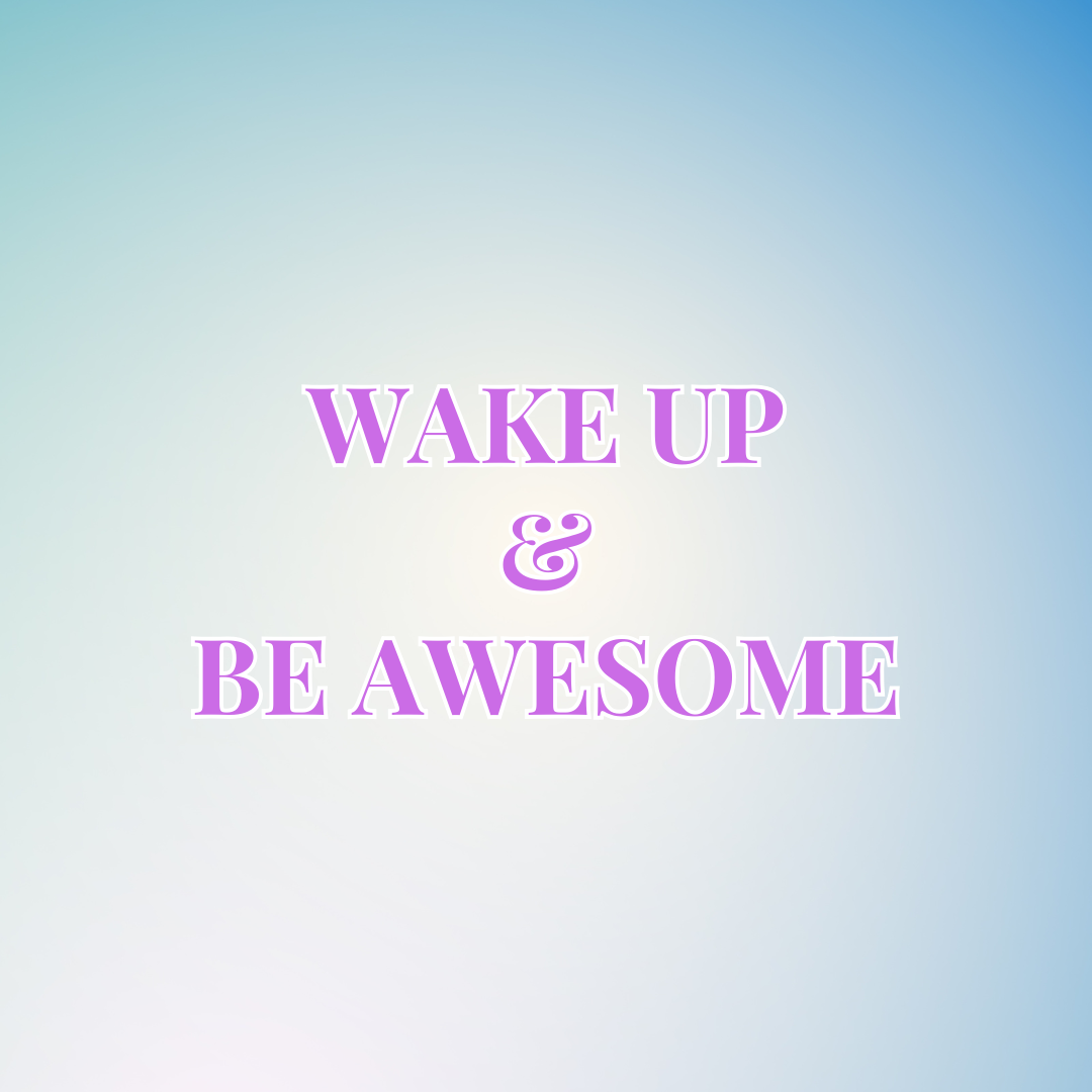 Wake Up Be Awesome QR Code Hoodie