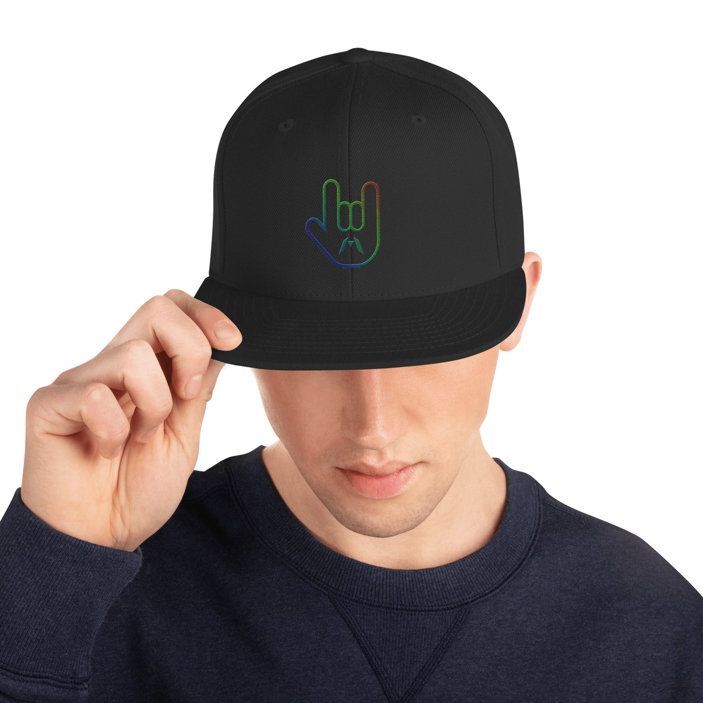 ILY Sign Language Snapback Hat