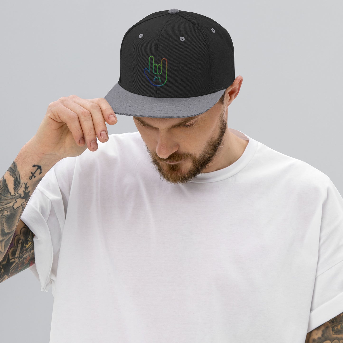 ILY Sign Language Snapback Hat