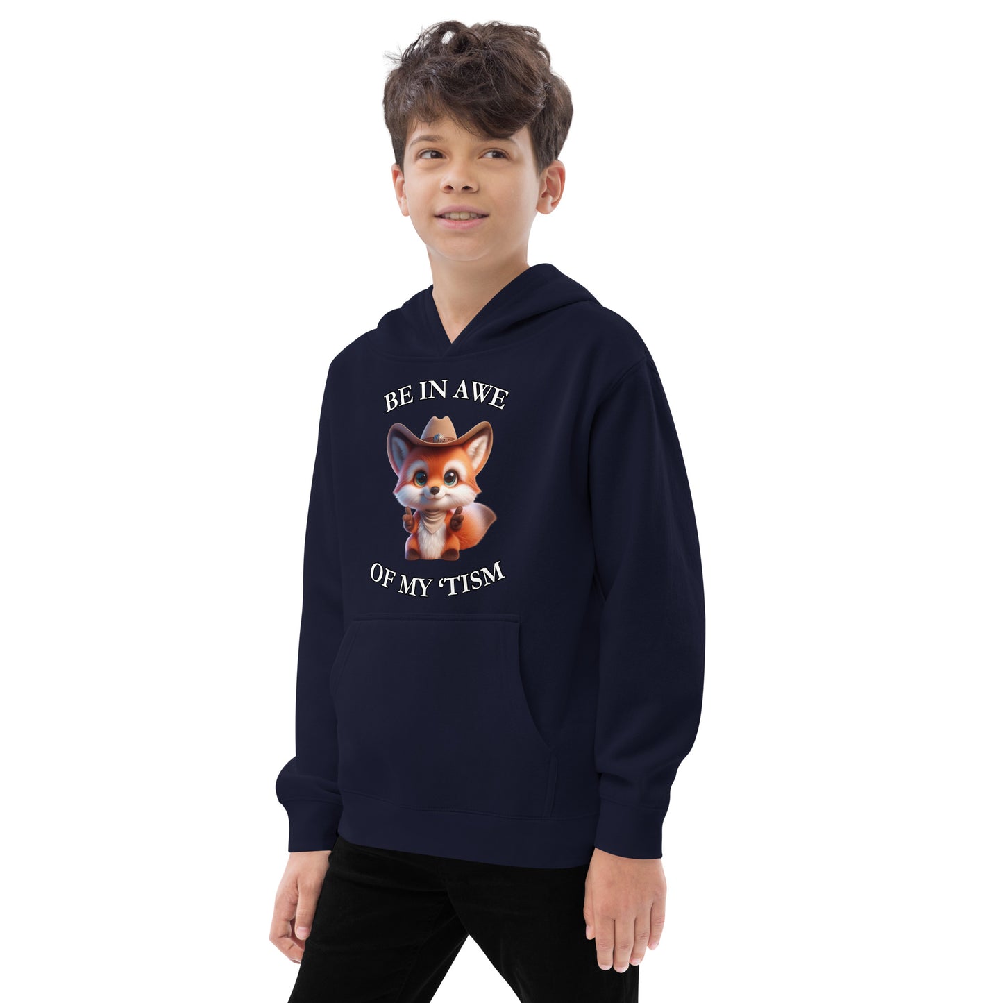 Awe 'Tism Kids Fleece Hoodie