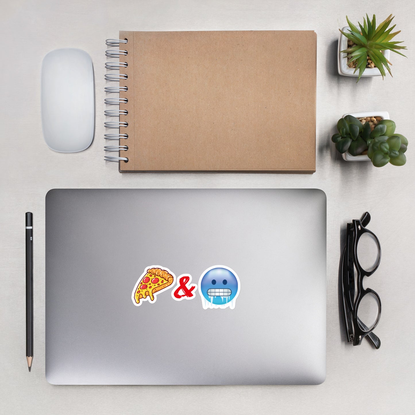 Pizza & Chill Sticker