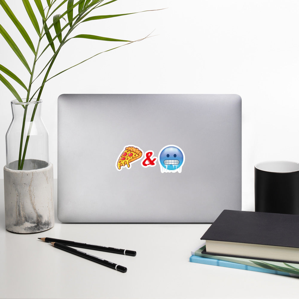 Pizza & Chill Sticker