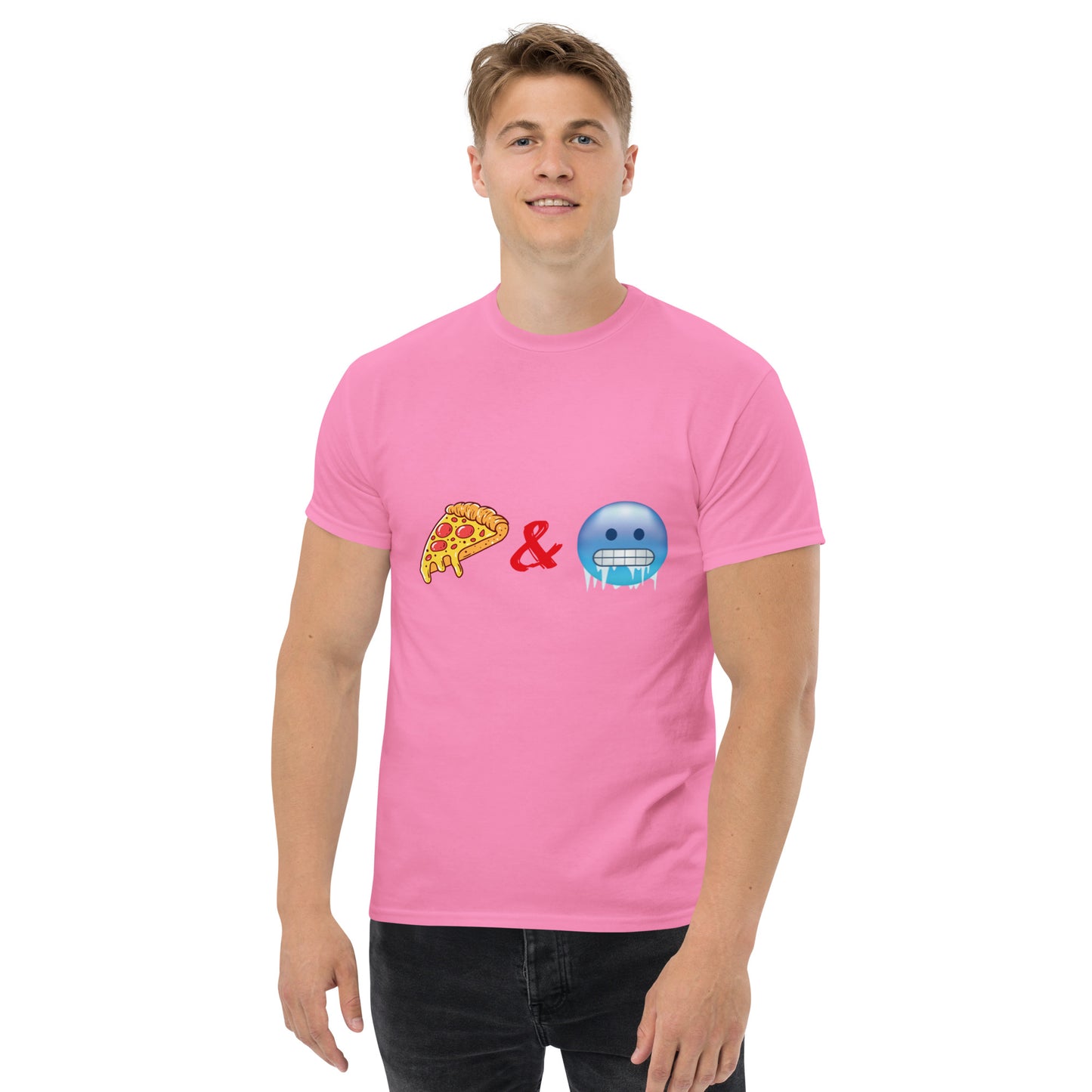 Pizza & Chill Emoji T-Shirt