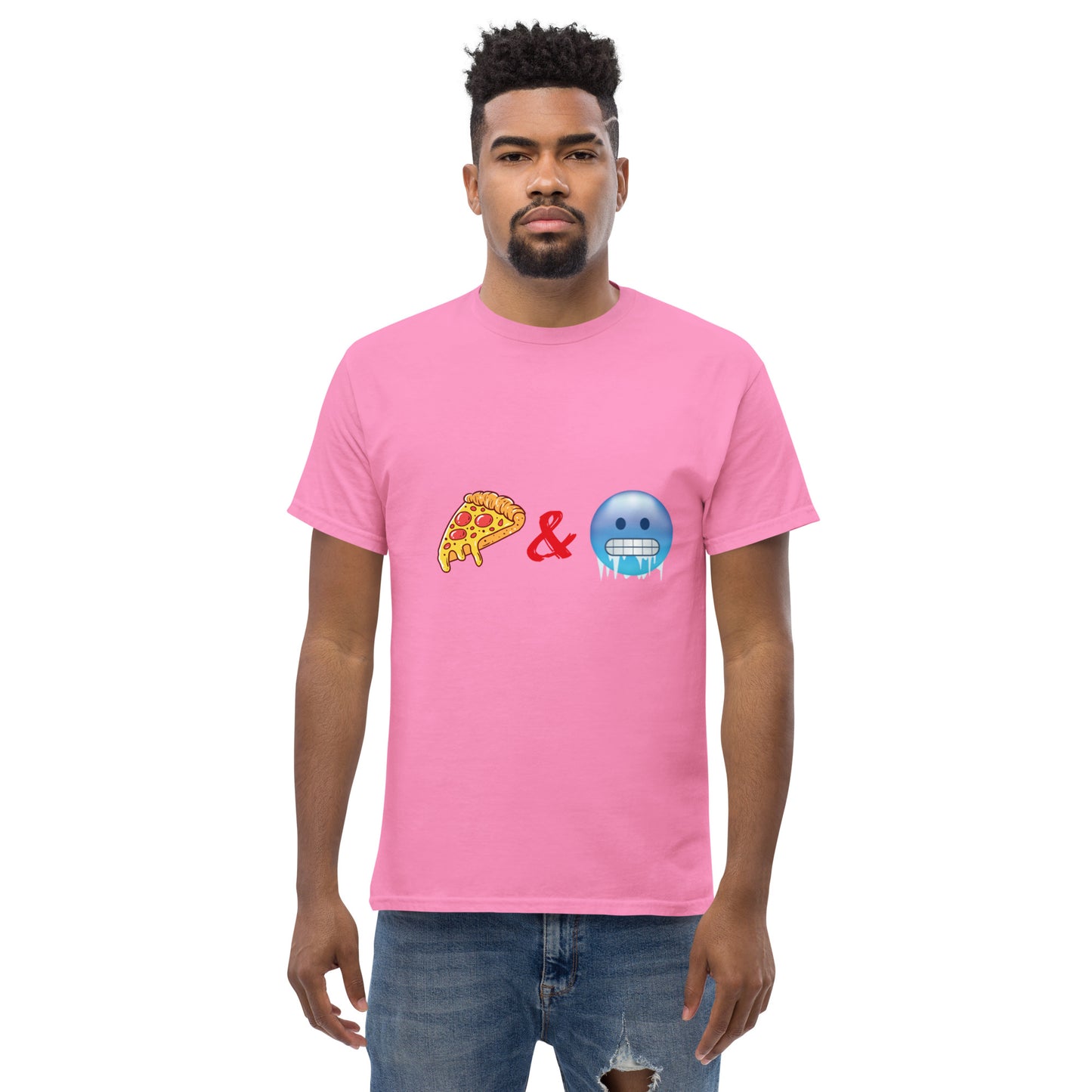 Pizza & Chill Emoji T-Shirt