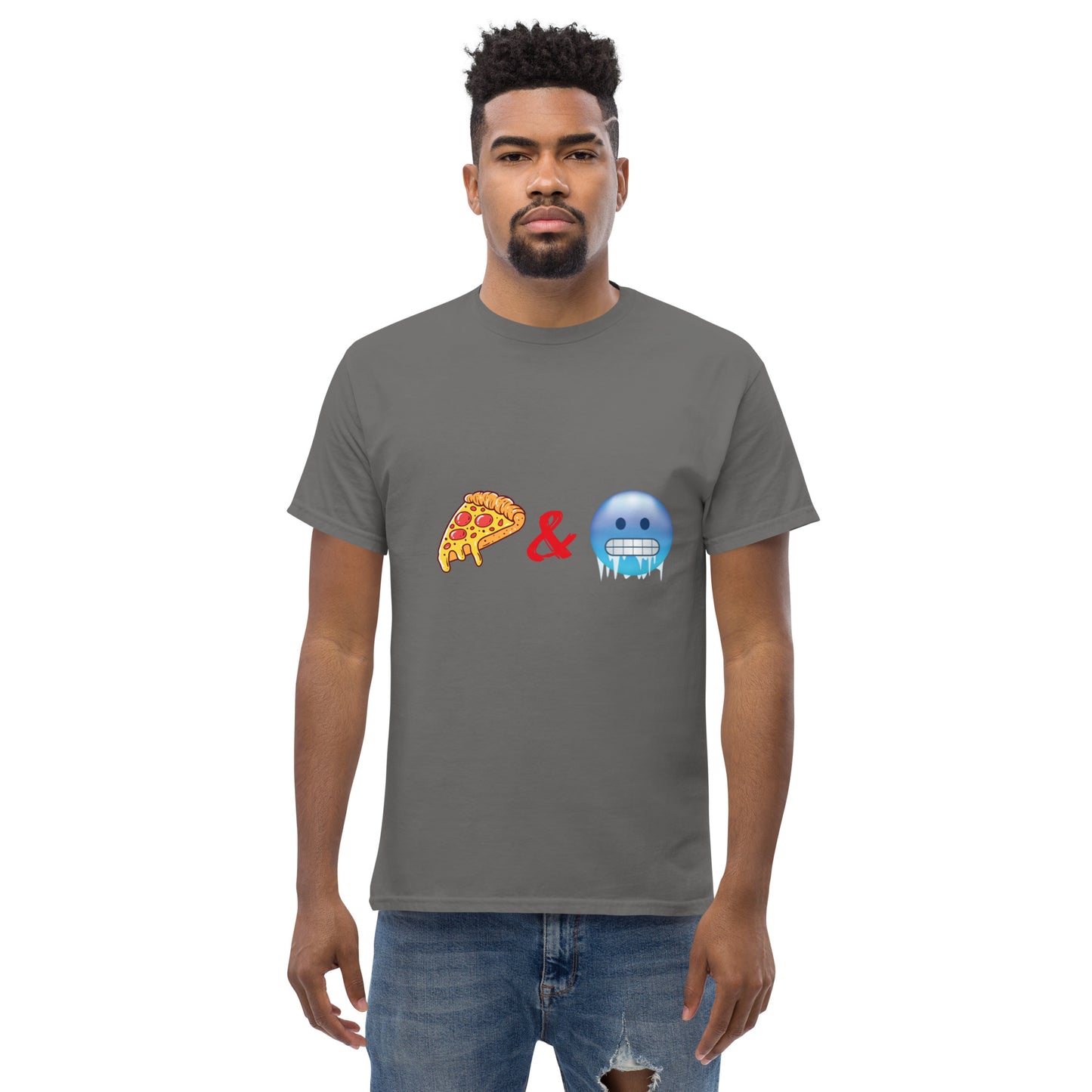 Pizza & Chill Emoji T-Shirt