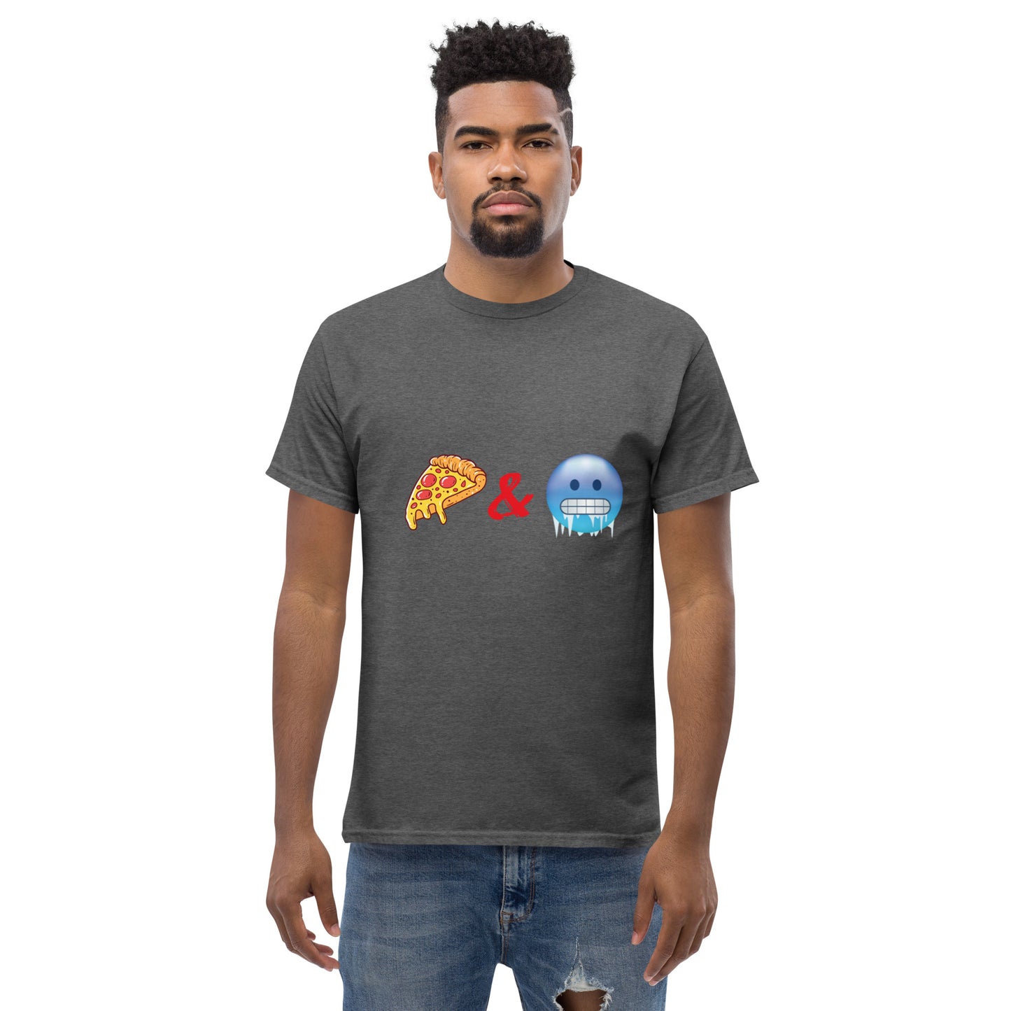 Pizza & Chill Emoji T-Shirt