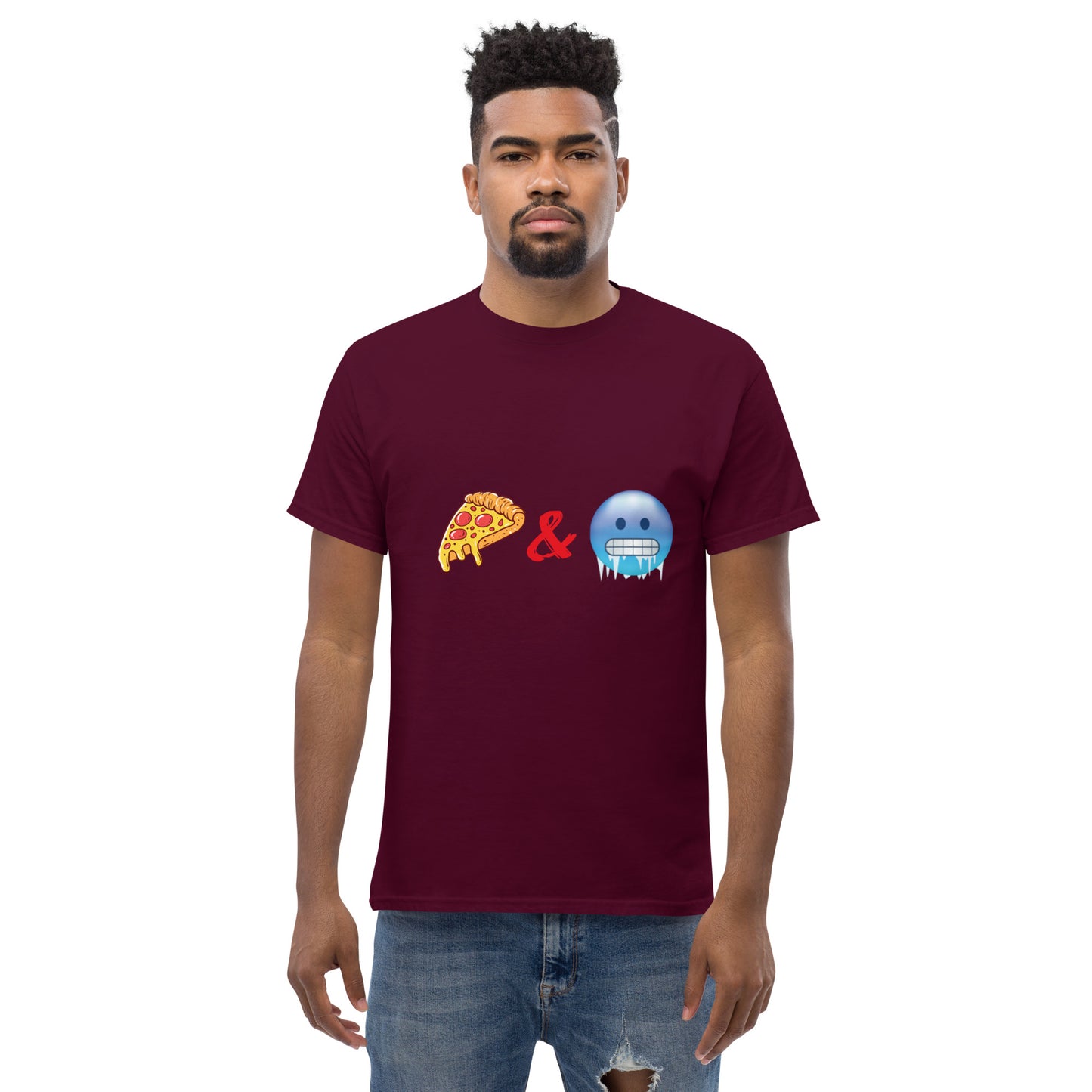 Pizza & Chill Emoji T-Shirt