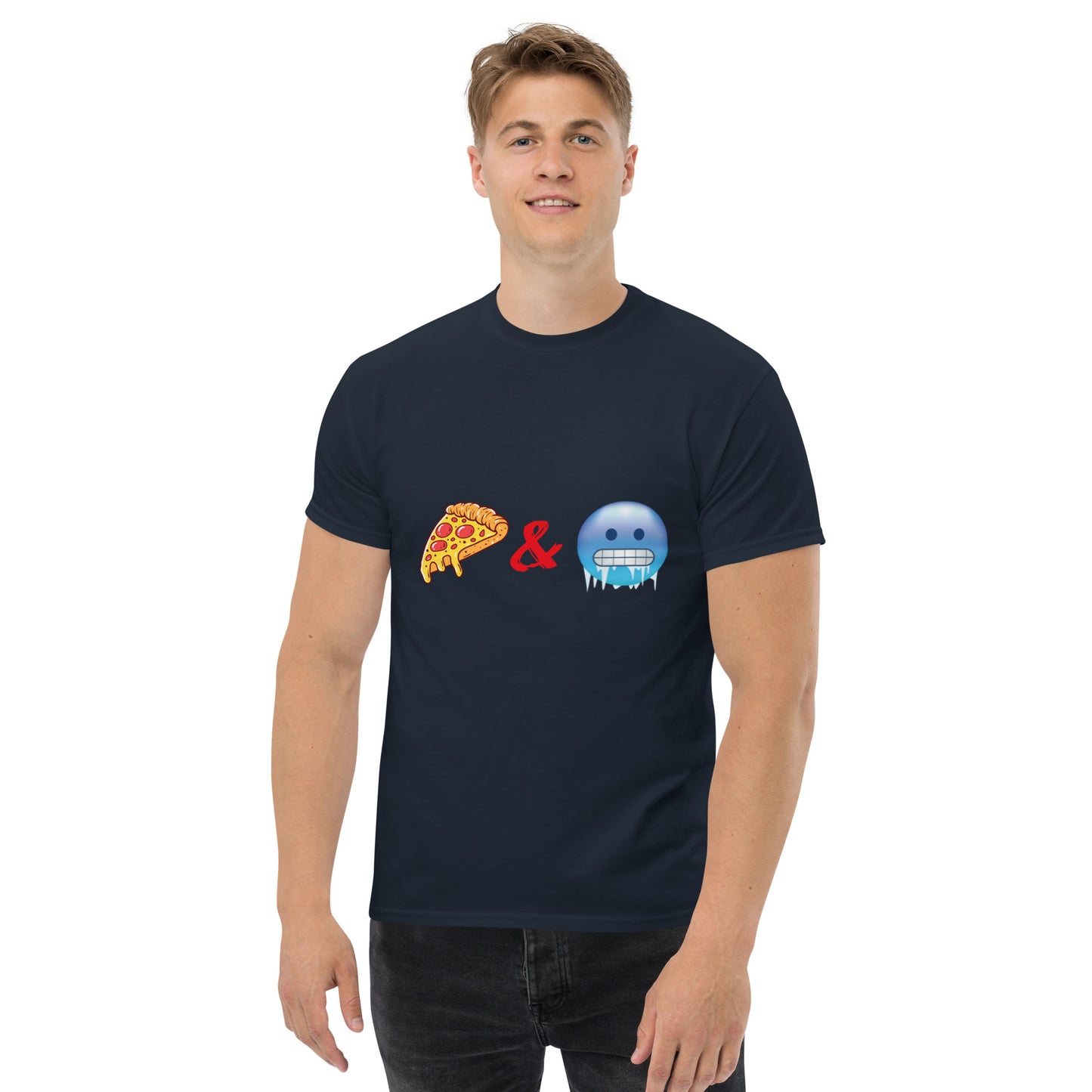 Pizza & Chill Emoji T-Shirt