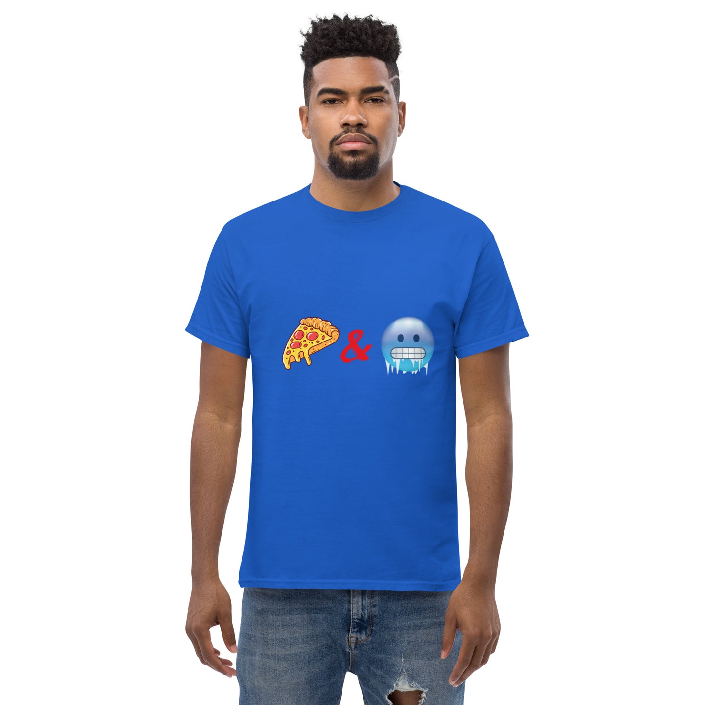 Pizza & Chill Emoji T-Shirt