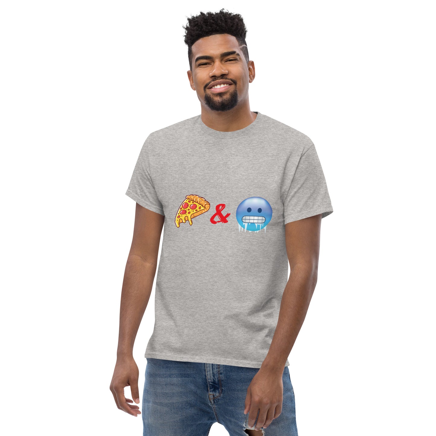 Pizza & Chill Emoji T-Shirt