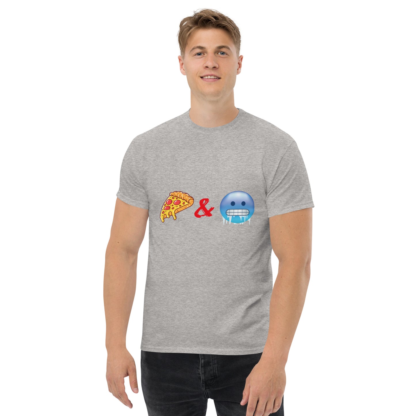 Pizza & Chill Emoji T-Shirt