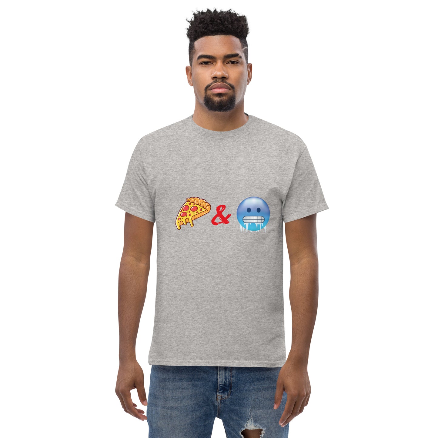 Pizza & Chill Emoji T-Shirt