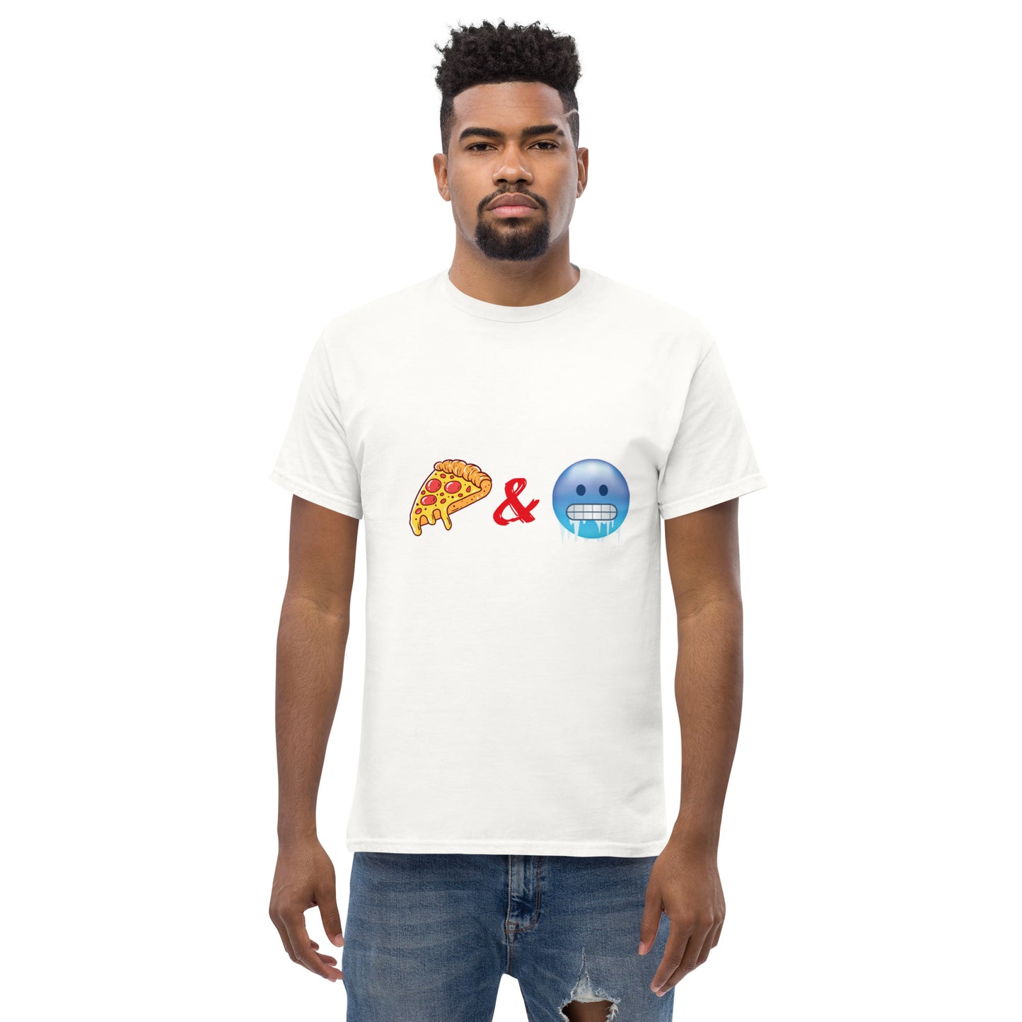 Pizza & Chill Emoji T-Shirt