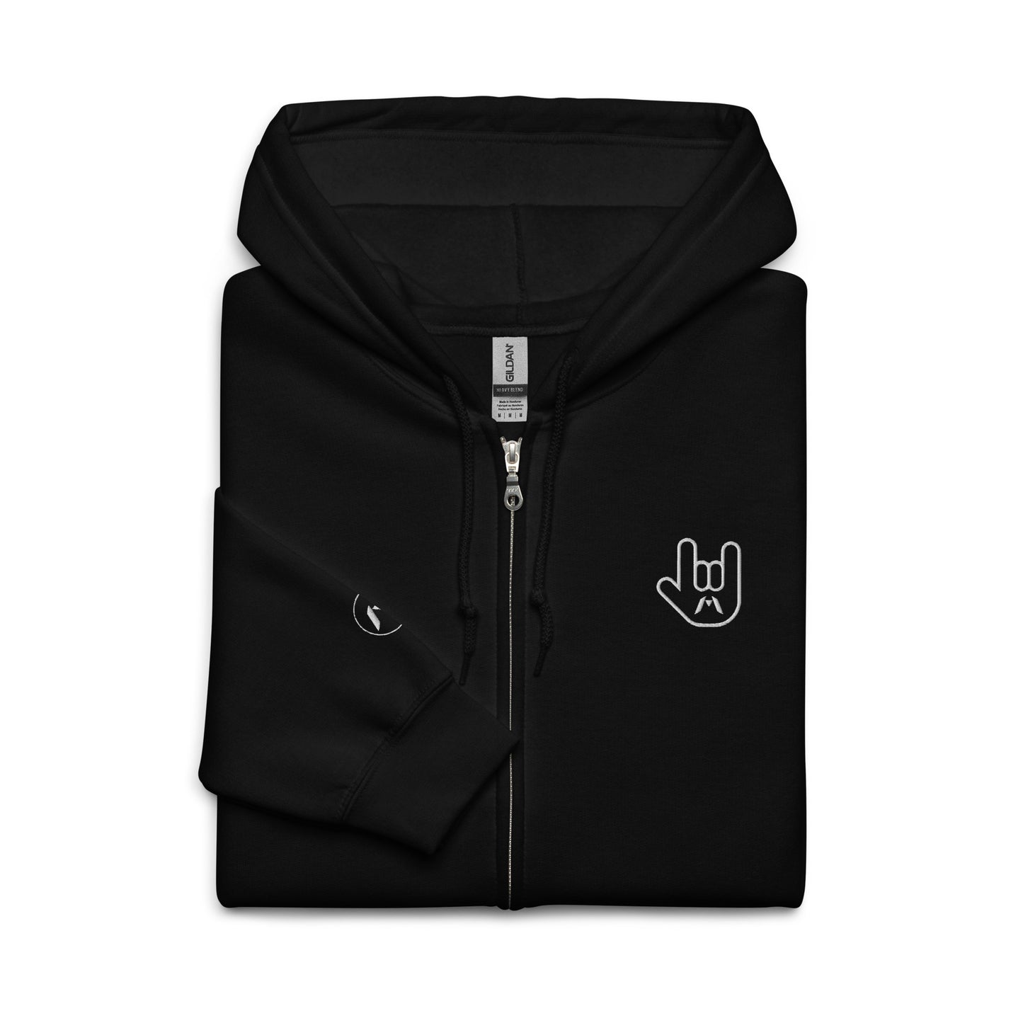 ILY Sign Language Zip Hoodie