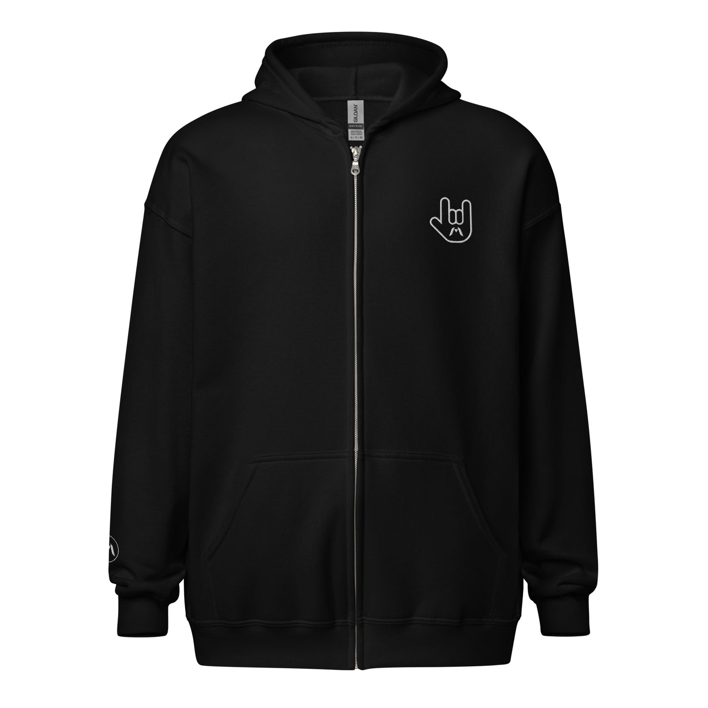 ILY Sign Language Zip Hoodie