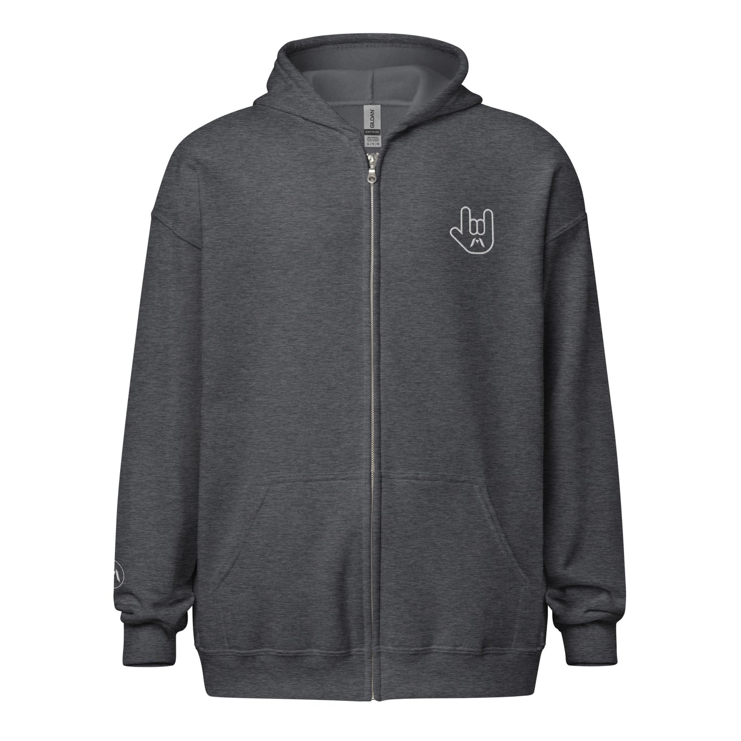 ILY Sign Language Zip Hoodie