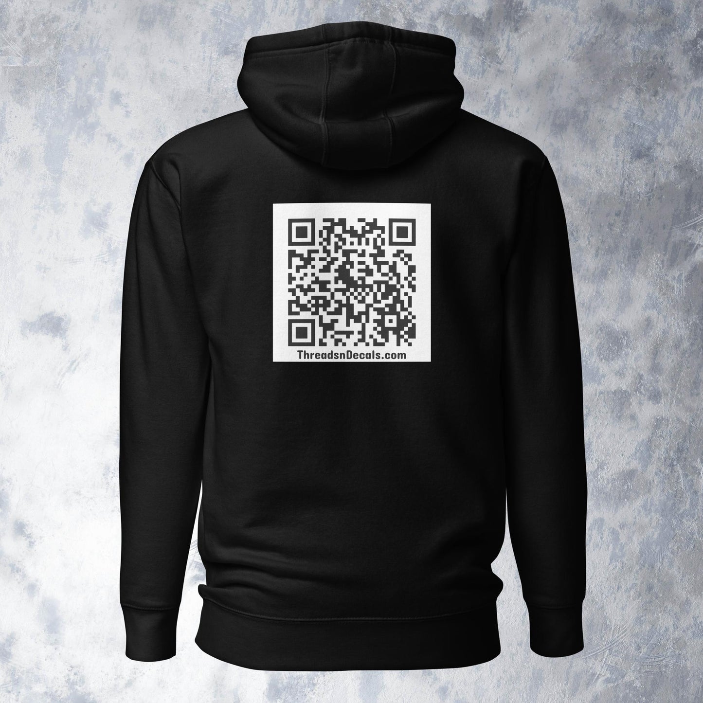 Emoji Middle Finger QR Code Hoodie