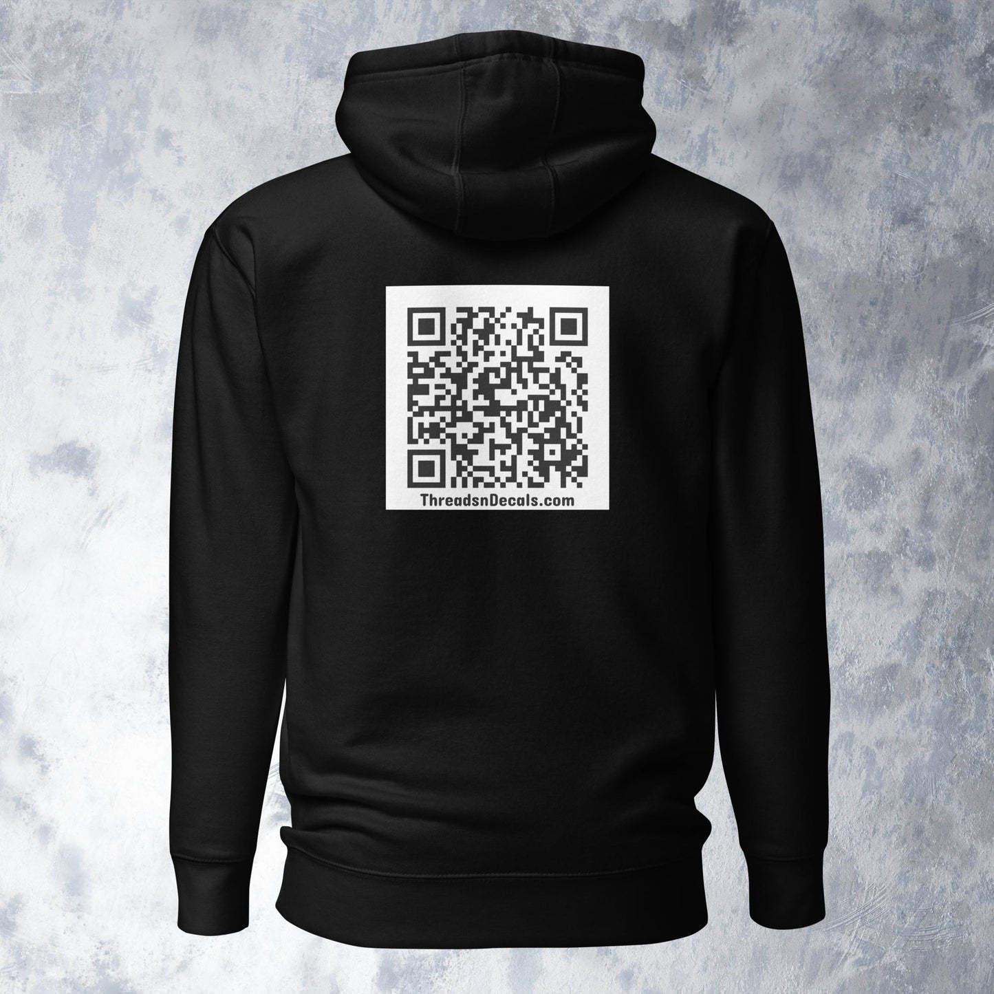 GTFO Your Phone QR Code Hoodie