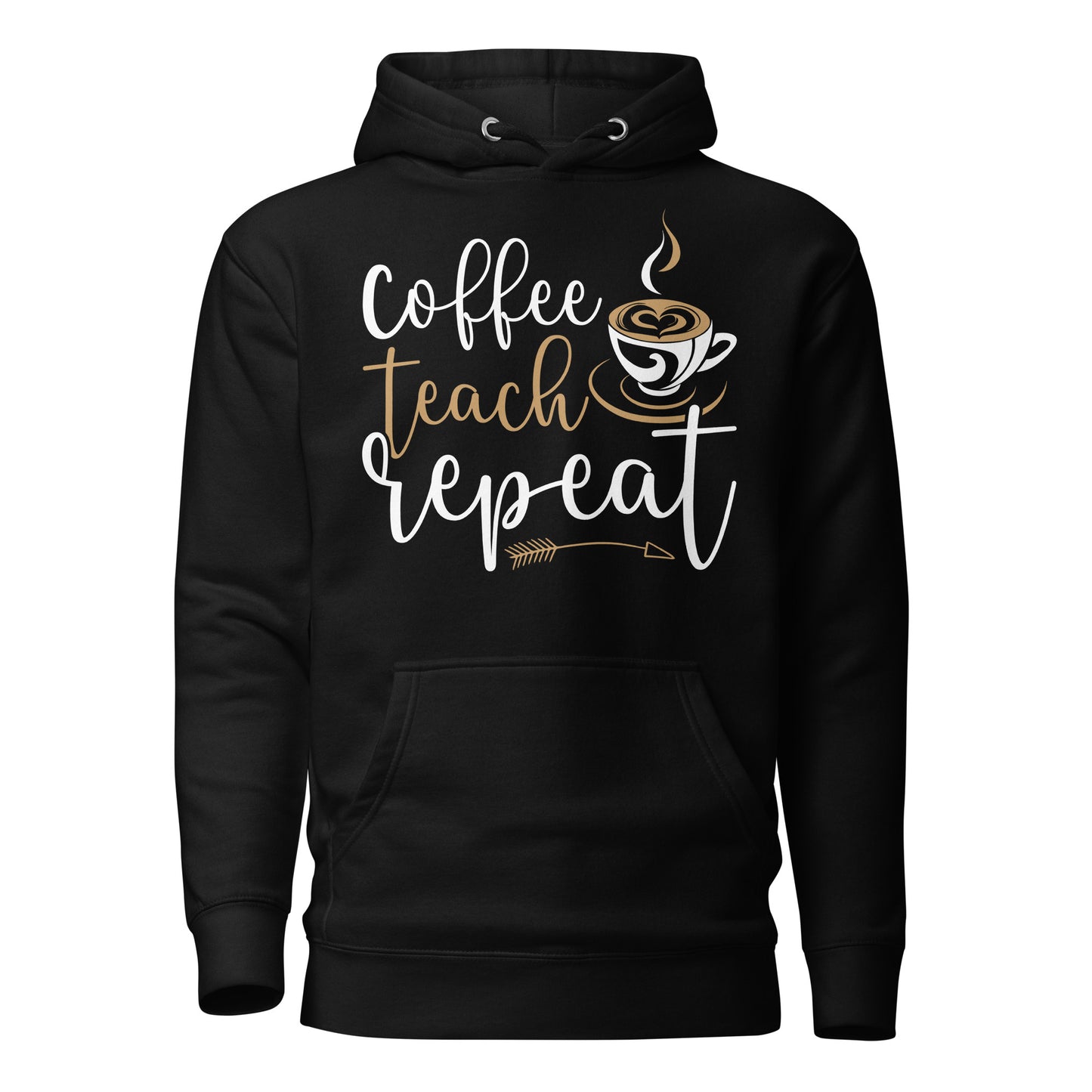 Coffee, Teach, Repeat Hoodie