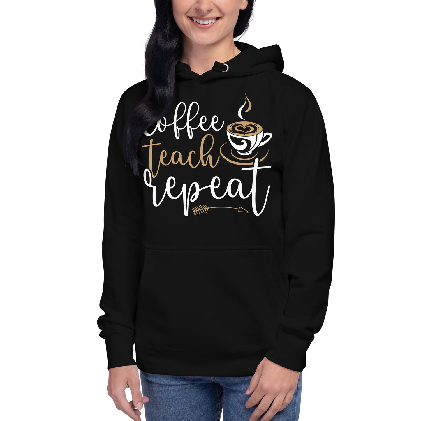 Coffee, Teach, Repeat Hoodie