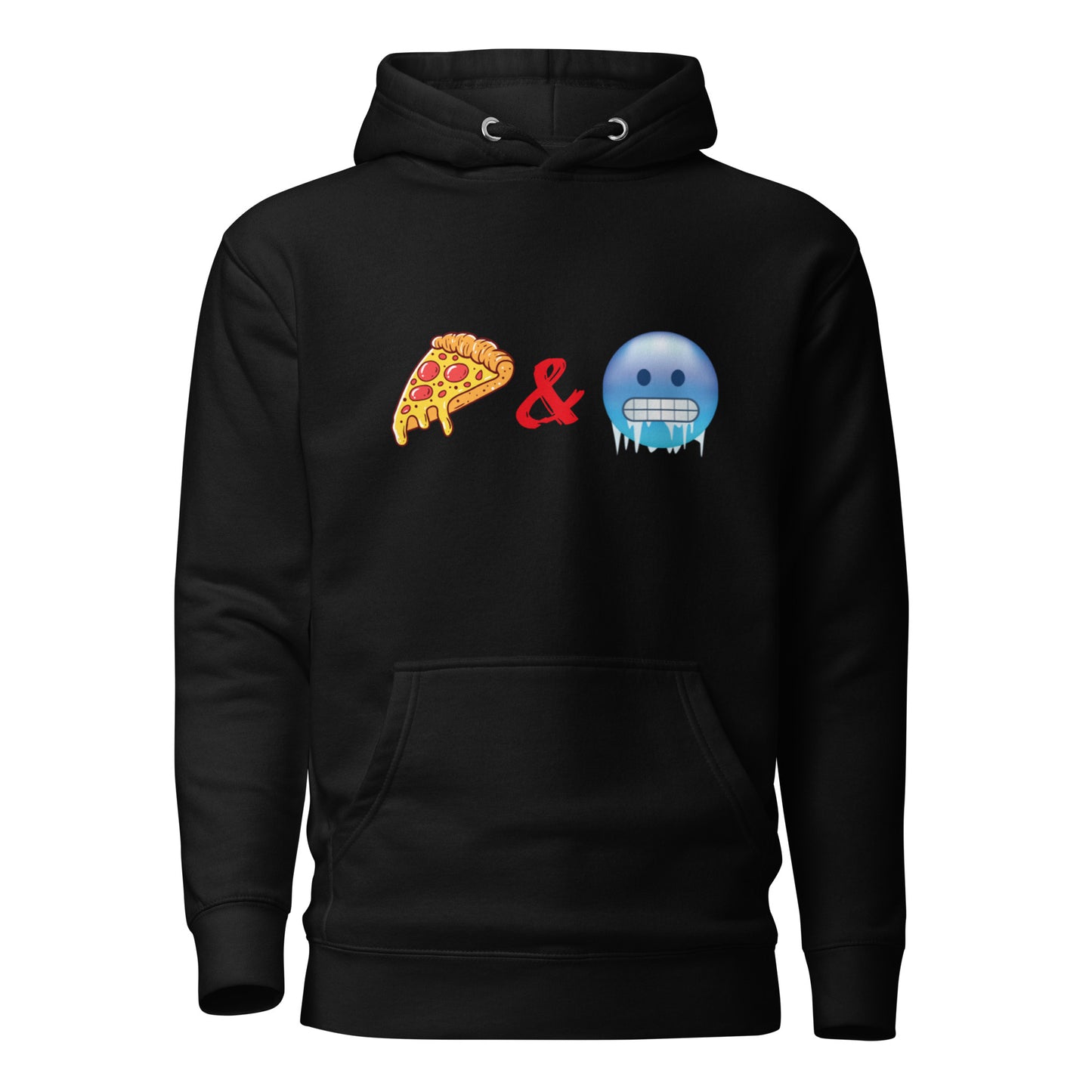 Pizza & Chill Emoji Hoodie