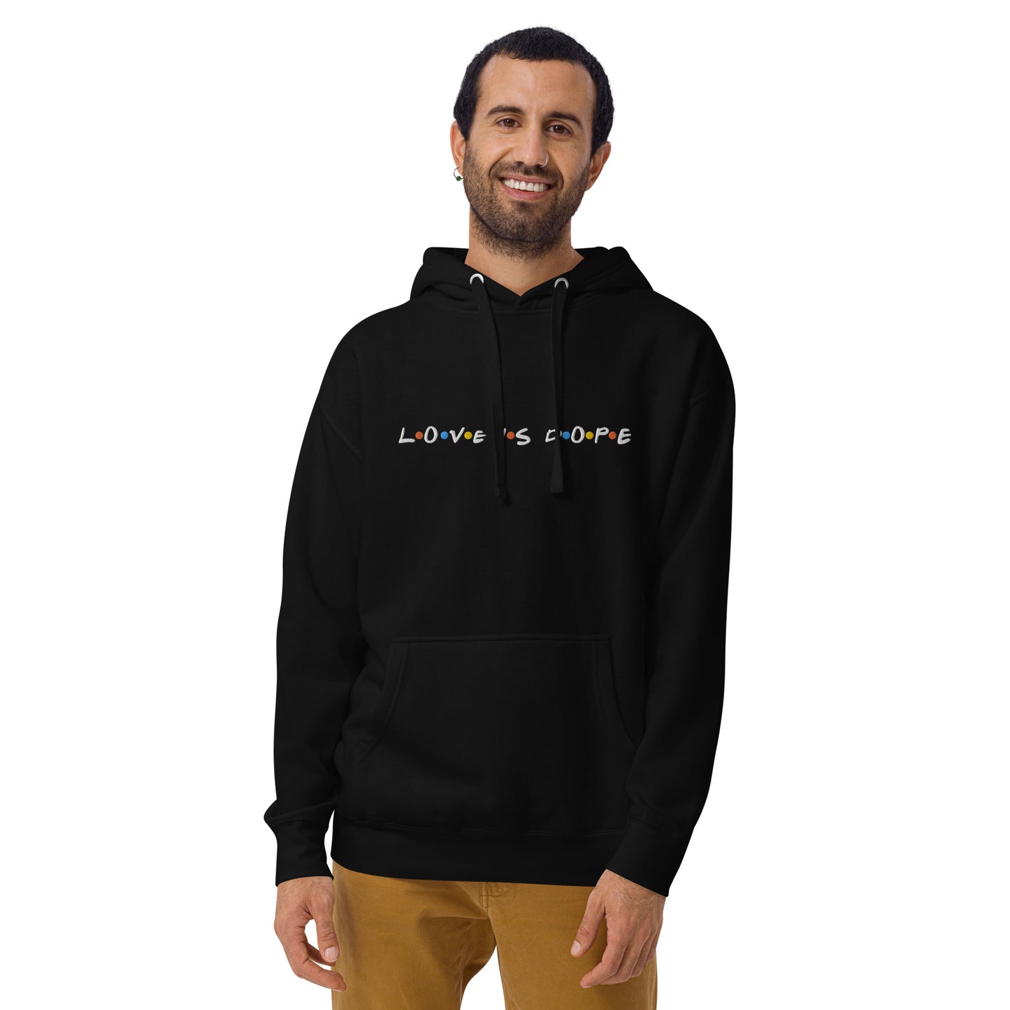 Love is Dope Hoodie Embroidered