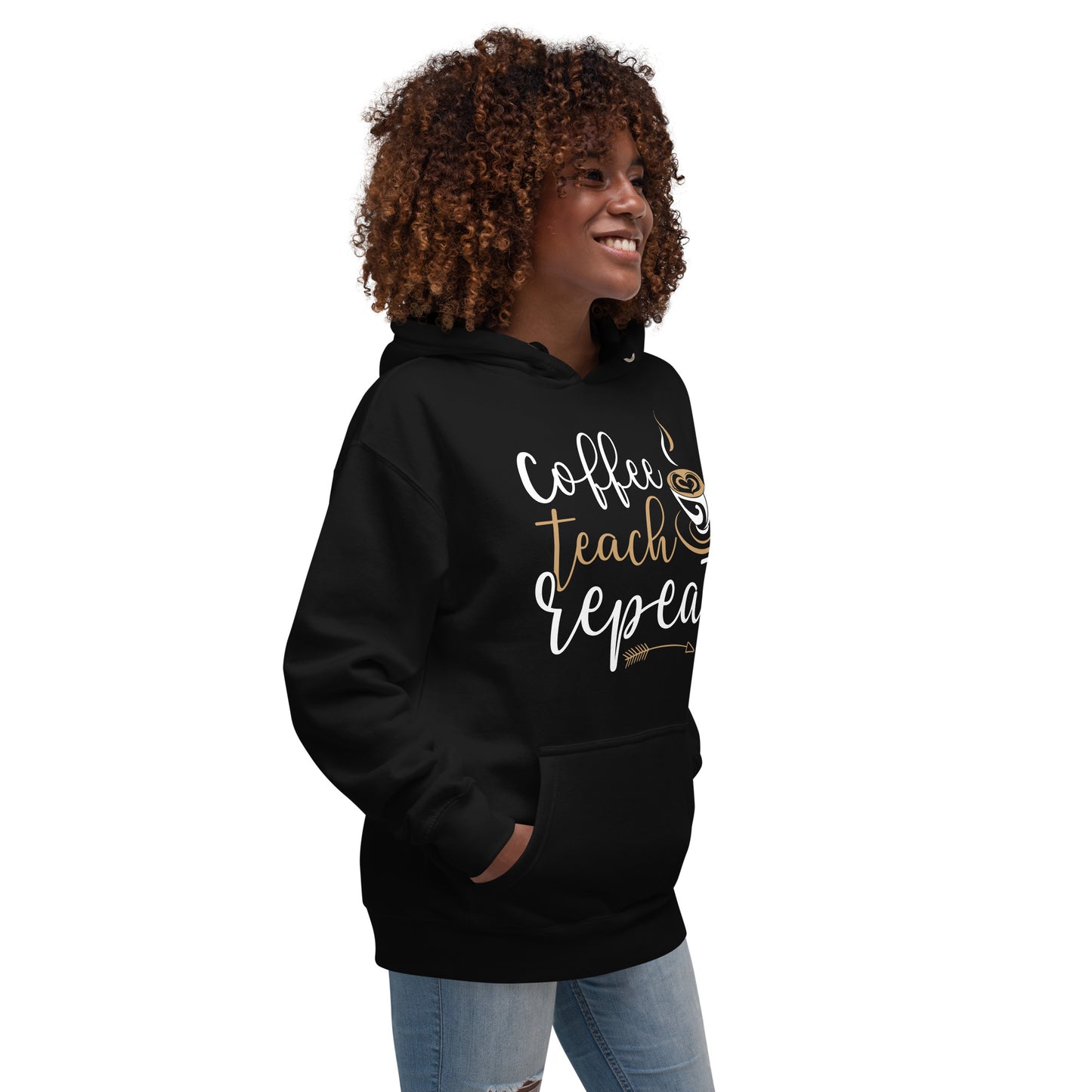 Coffee, Teach, Repeat Hoodie