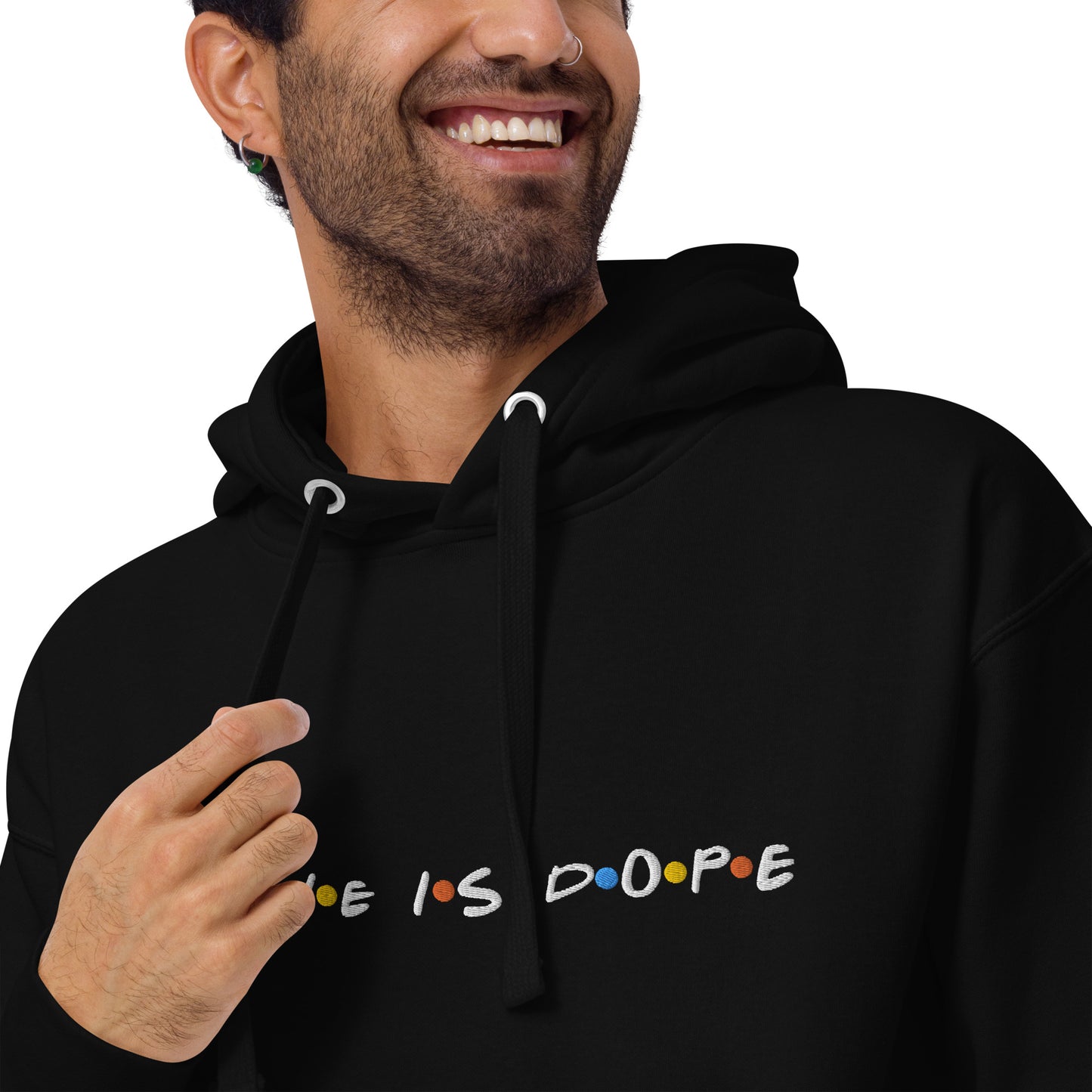 Love is Dope Hoodie Embroidered