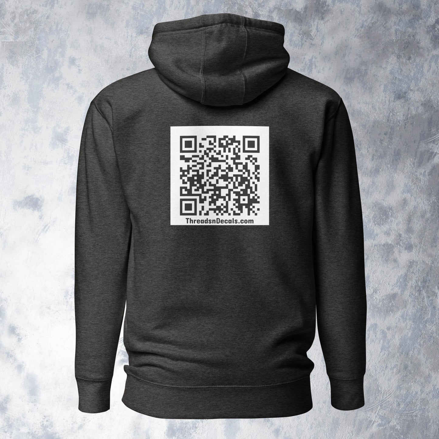 Emoji Kiss Middle Finger QR Code Hoodie