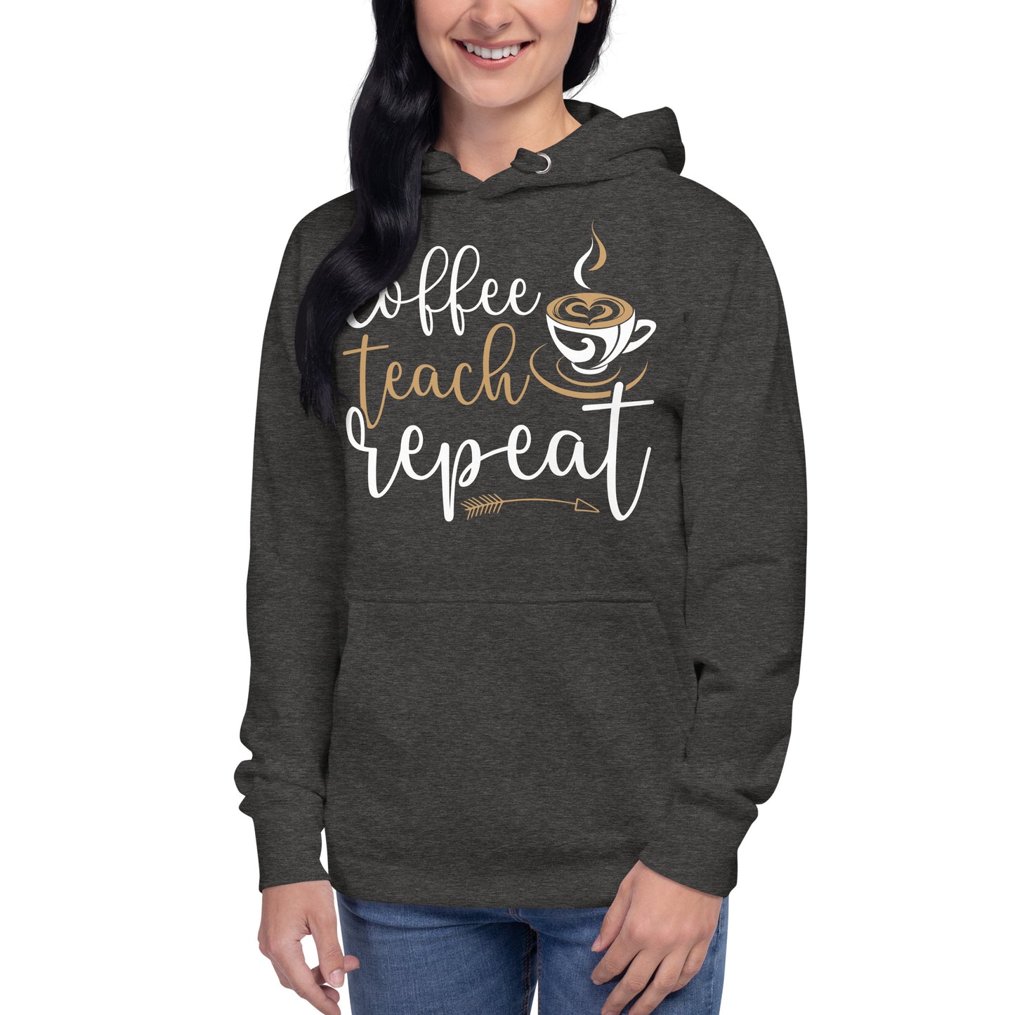 Coffee, Teach, Repeat Hoodie