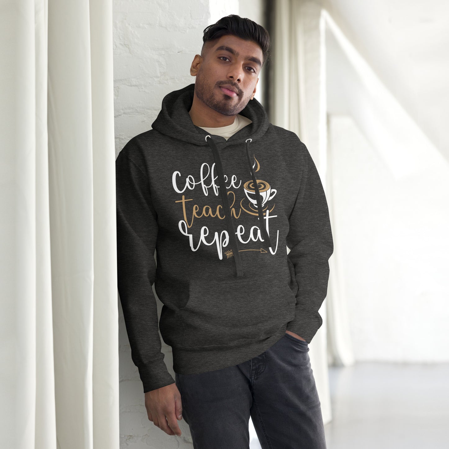 Coffee, Teach, Repeat Hoodie