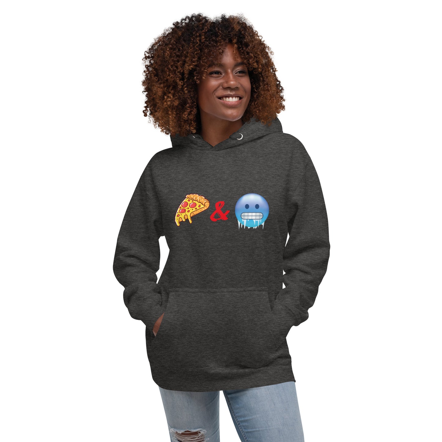 Pizza & Chill Emoji Hoodie