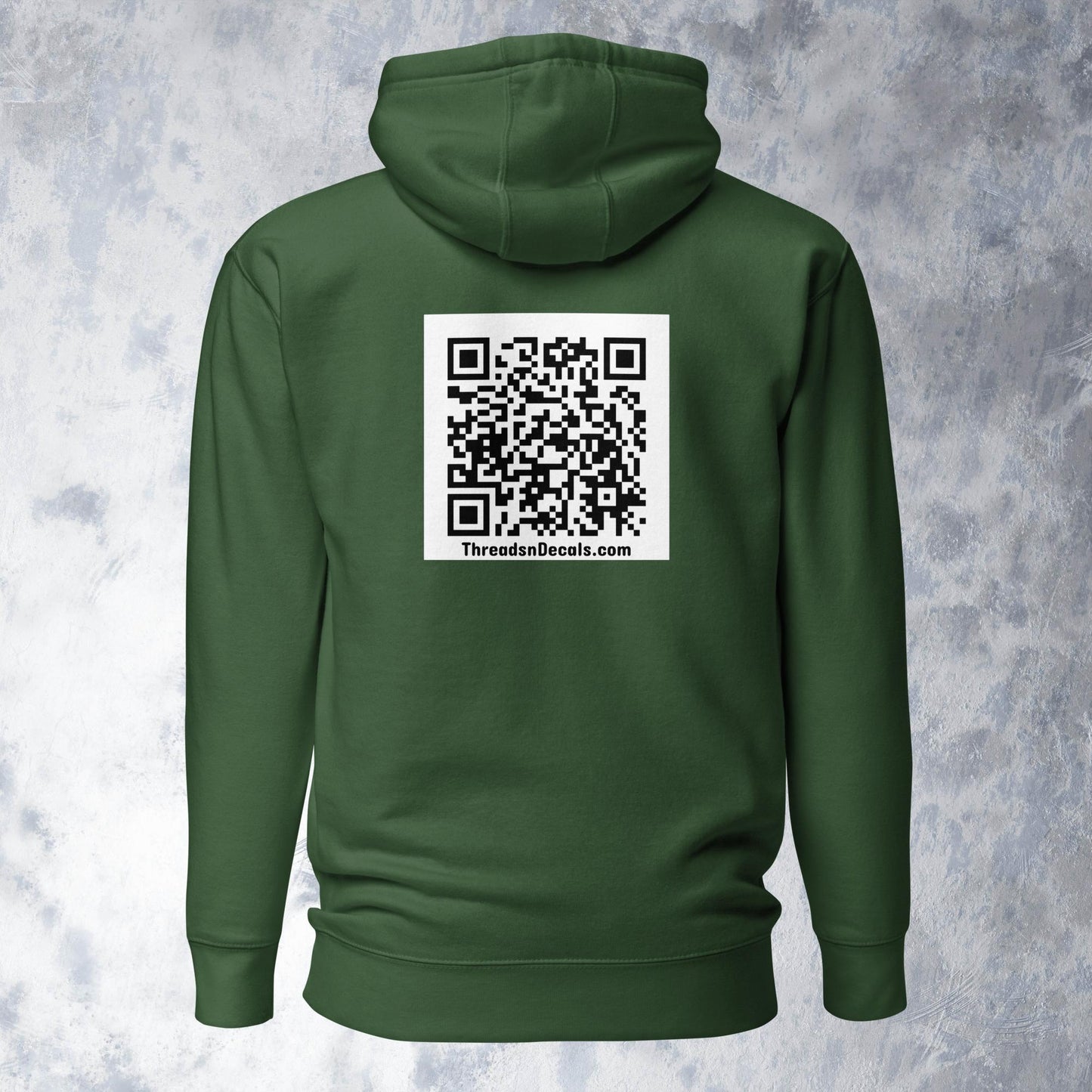 Emoji Kiss Middle Finger QR Code Hoodie