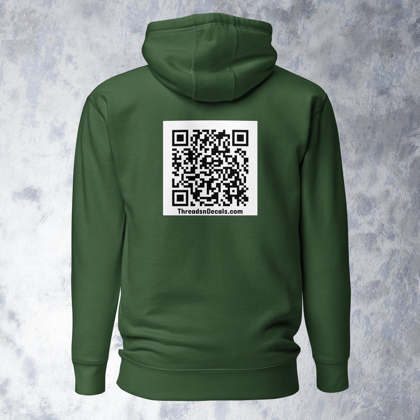 Fuck Off Neon QR Code Hoodie