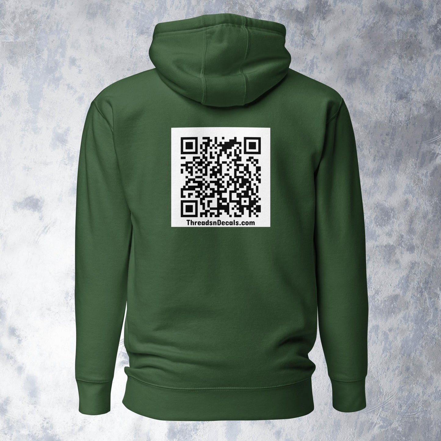 Not Stuck Growing QR Code Hoodie