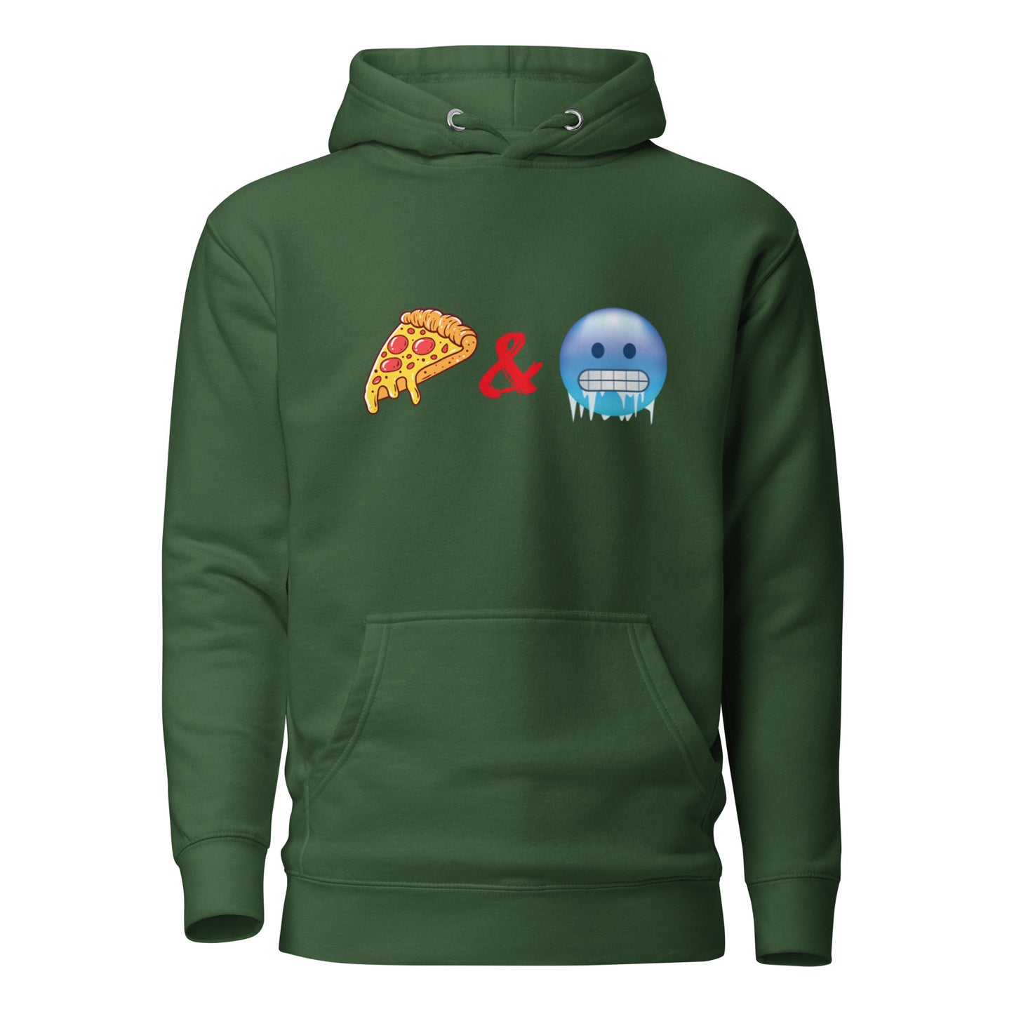 Pizza & Chill Emoji Hoodie