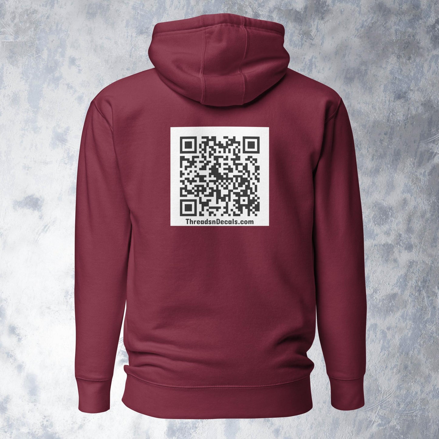 Emoji Middle Finger QR Code Hoodie