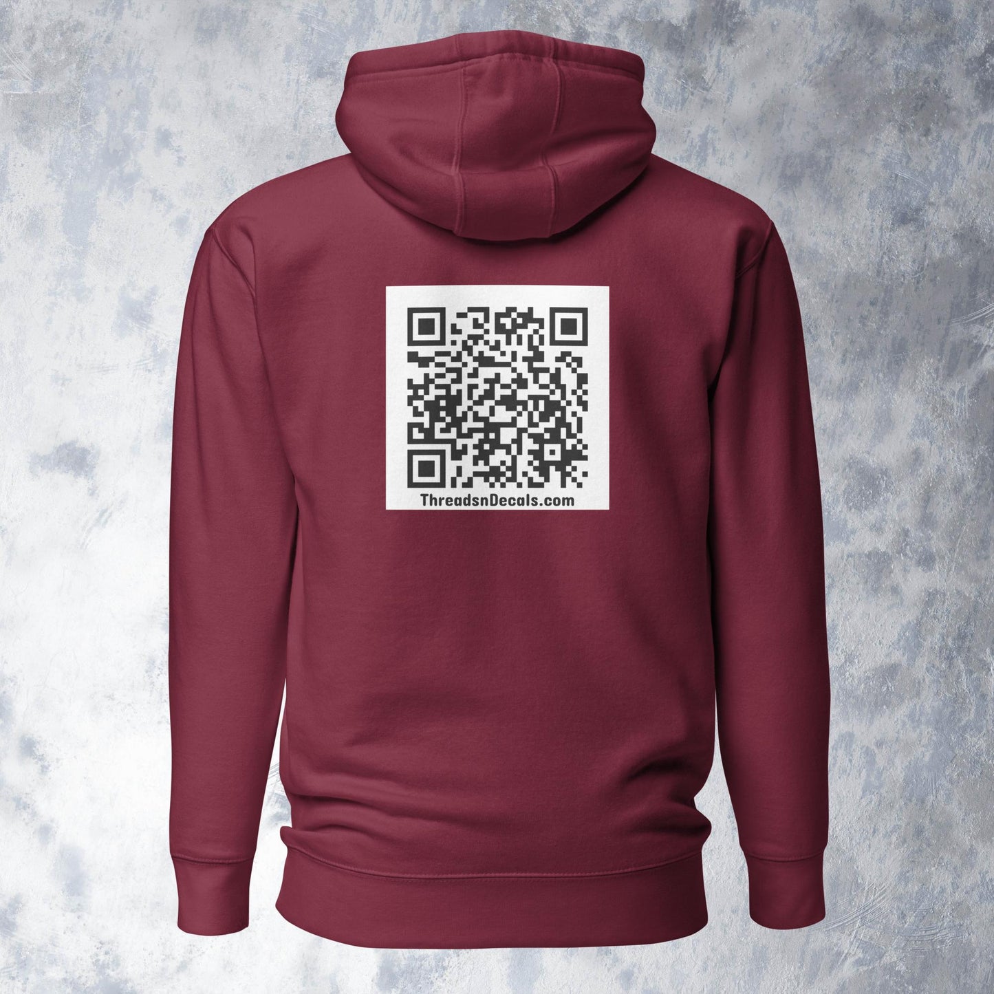 Emoji Kiss Middle Finger QR Code Hoodie