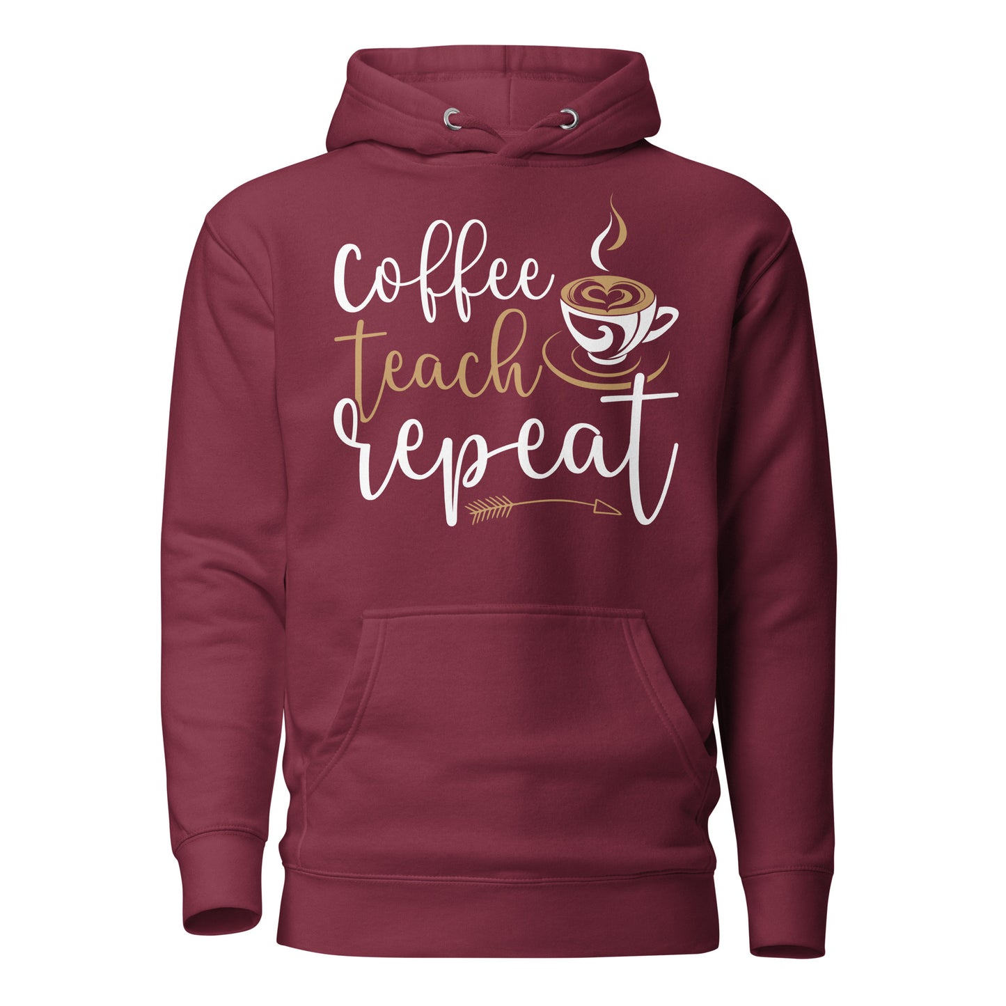 Coffee, Teach, Repeat Hoodie