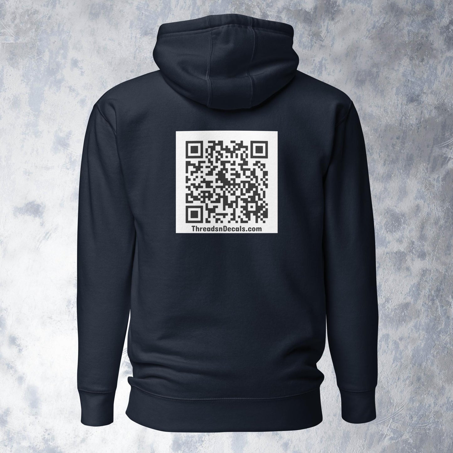 Emoji Middle Finger QR Code Hoodie