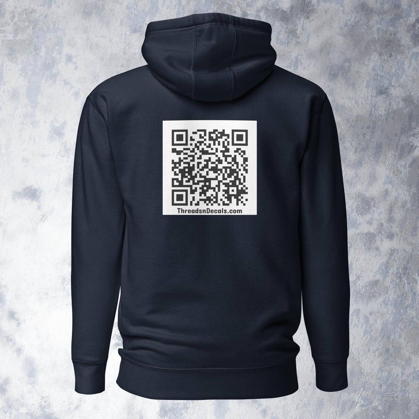 Emoji Kiss Middle Finger QR Code Hoodie