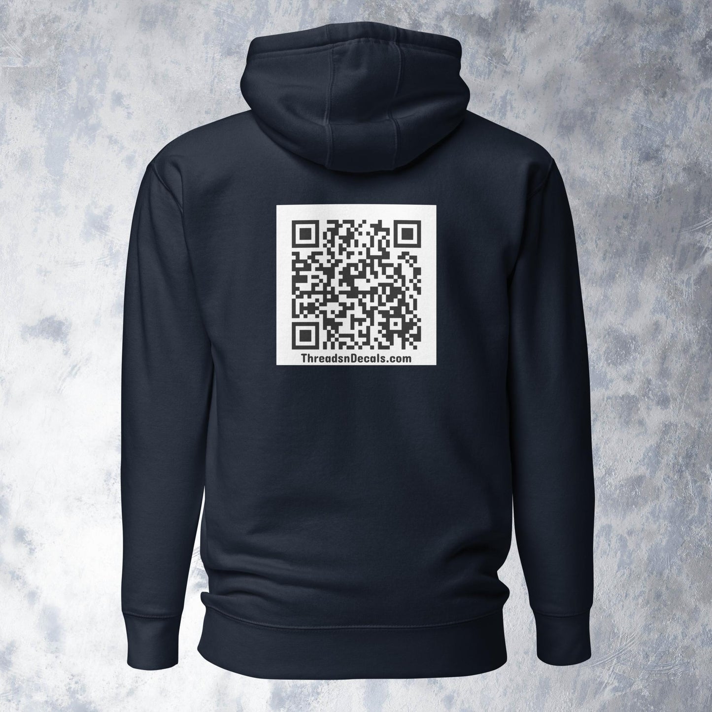 GTFO Your Phone QR Code Hoodie